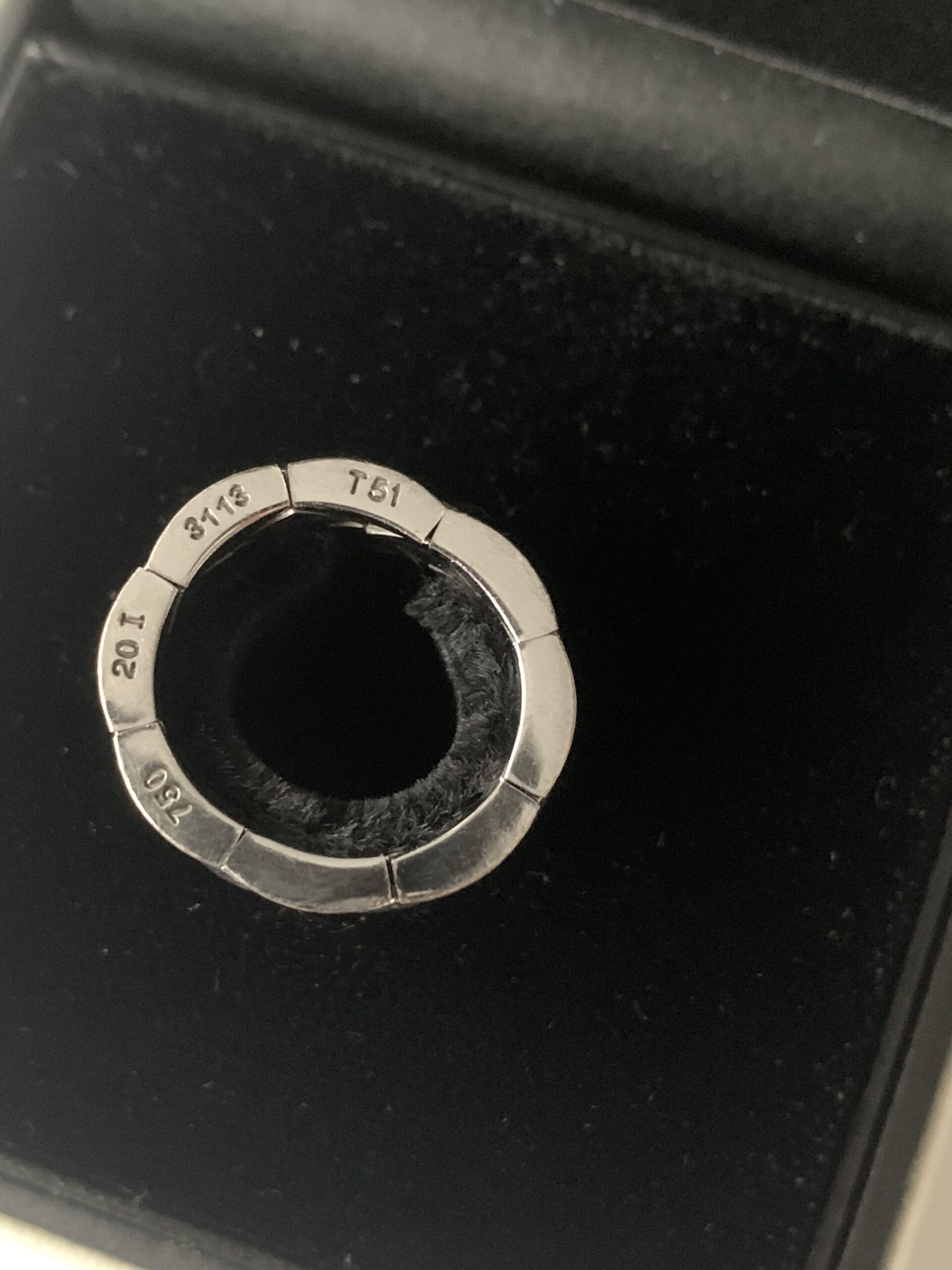 Bague Chanel Coco Crush d’occasion en or blanc