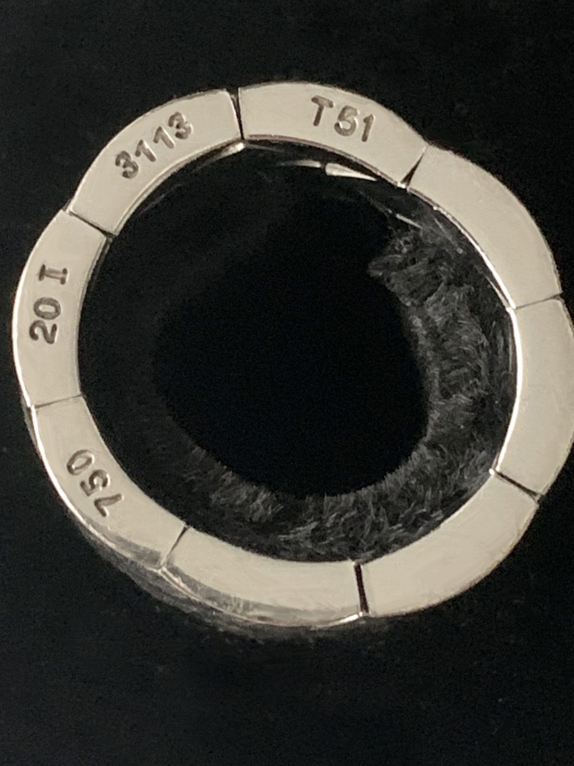 Bague Chanel Coco Crush d’occasion en or blanc