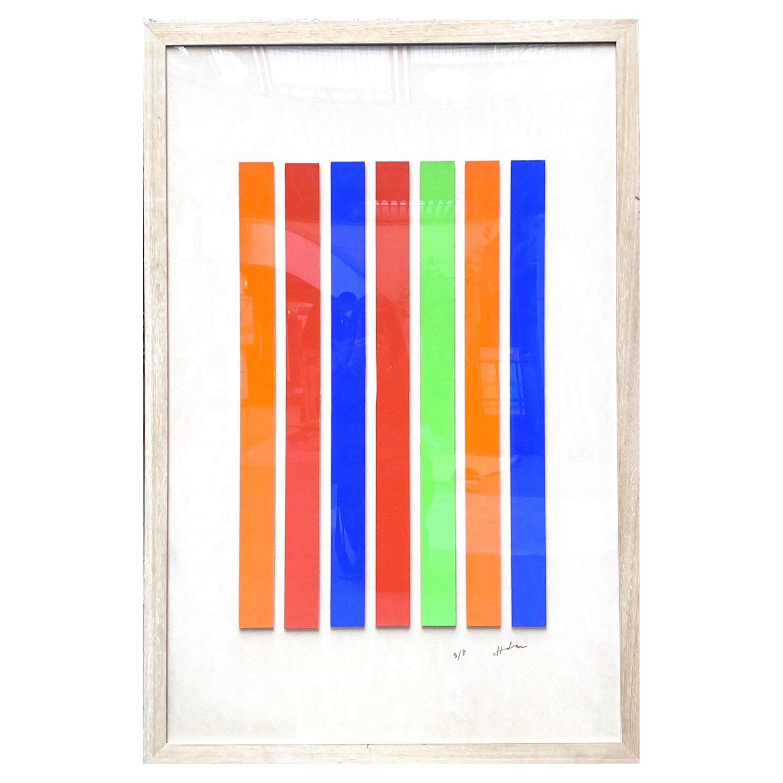 Collage d&rsquo;Albert Chubac – Œuvre Signée et Numérotée