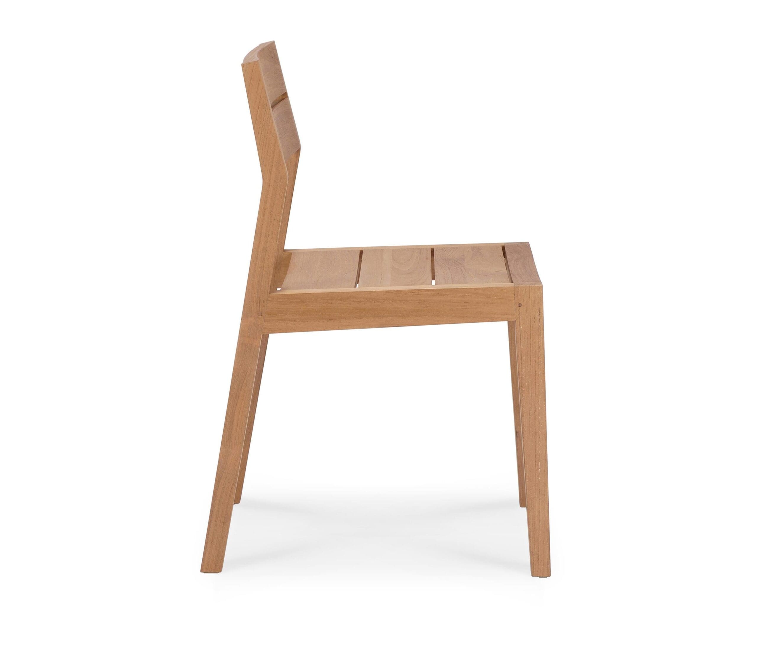 Ensemble de 6 chaises EX1 en teck massif – Édition Ethnicraft