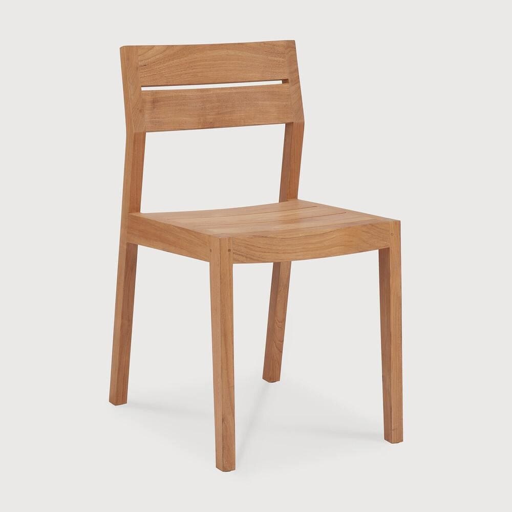 Ensemble de 6 chaises EX1 en teck massif – Édition Ethnicraft