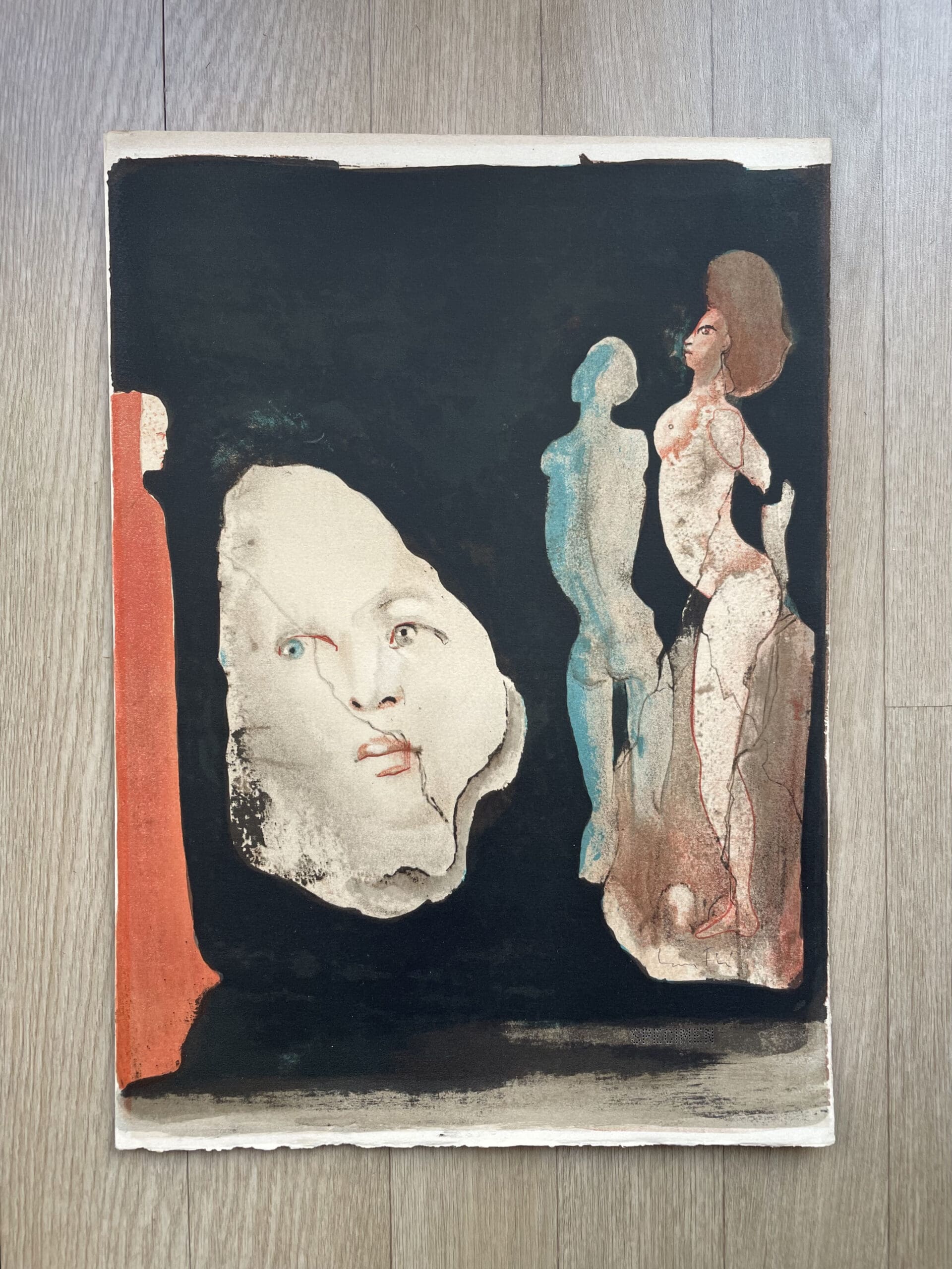 Leonor Fini – Satyricon, lithographie originale signée, 1970