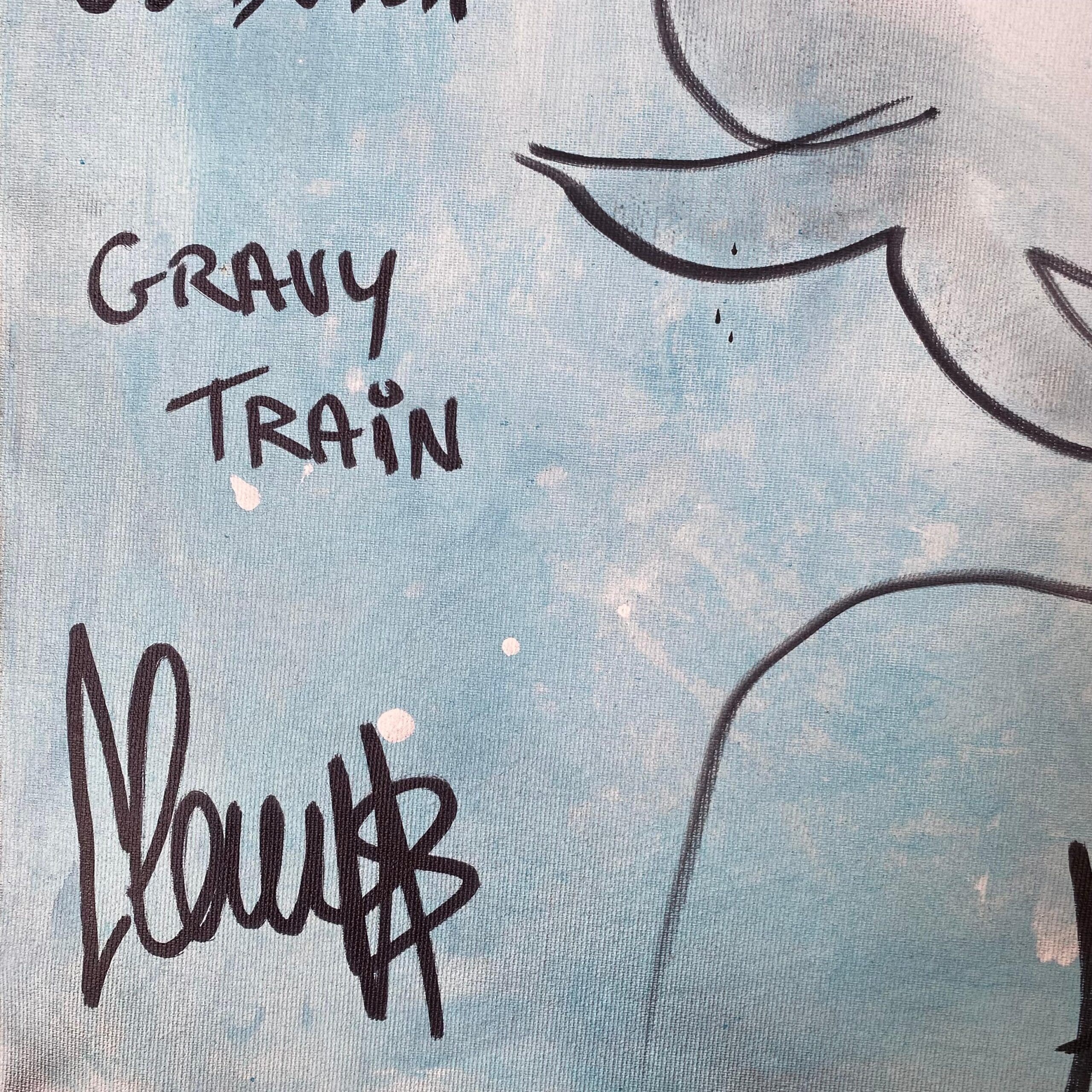 Le Train de Vie de Scrooge par Clem$ – Une satire artistique du monde de la richesse