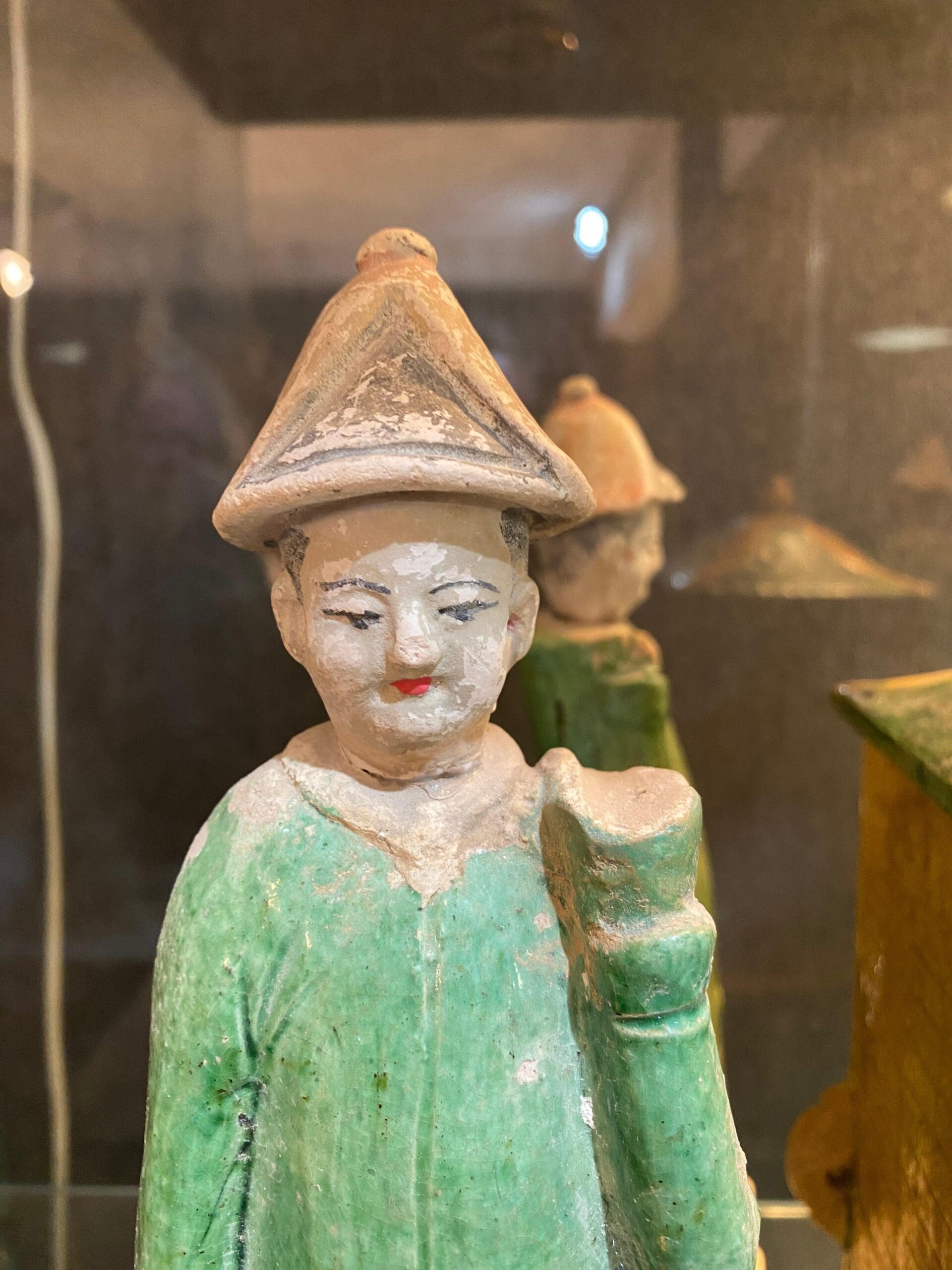 Palanquin et ses porteurs – Terre cuite émaillée, dynastie Ming (1368-1644)