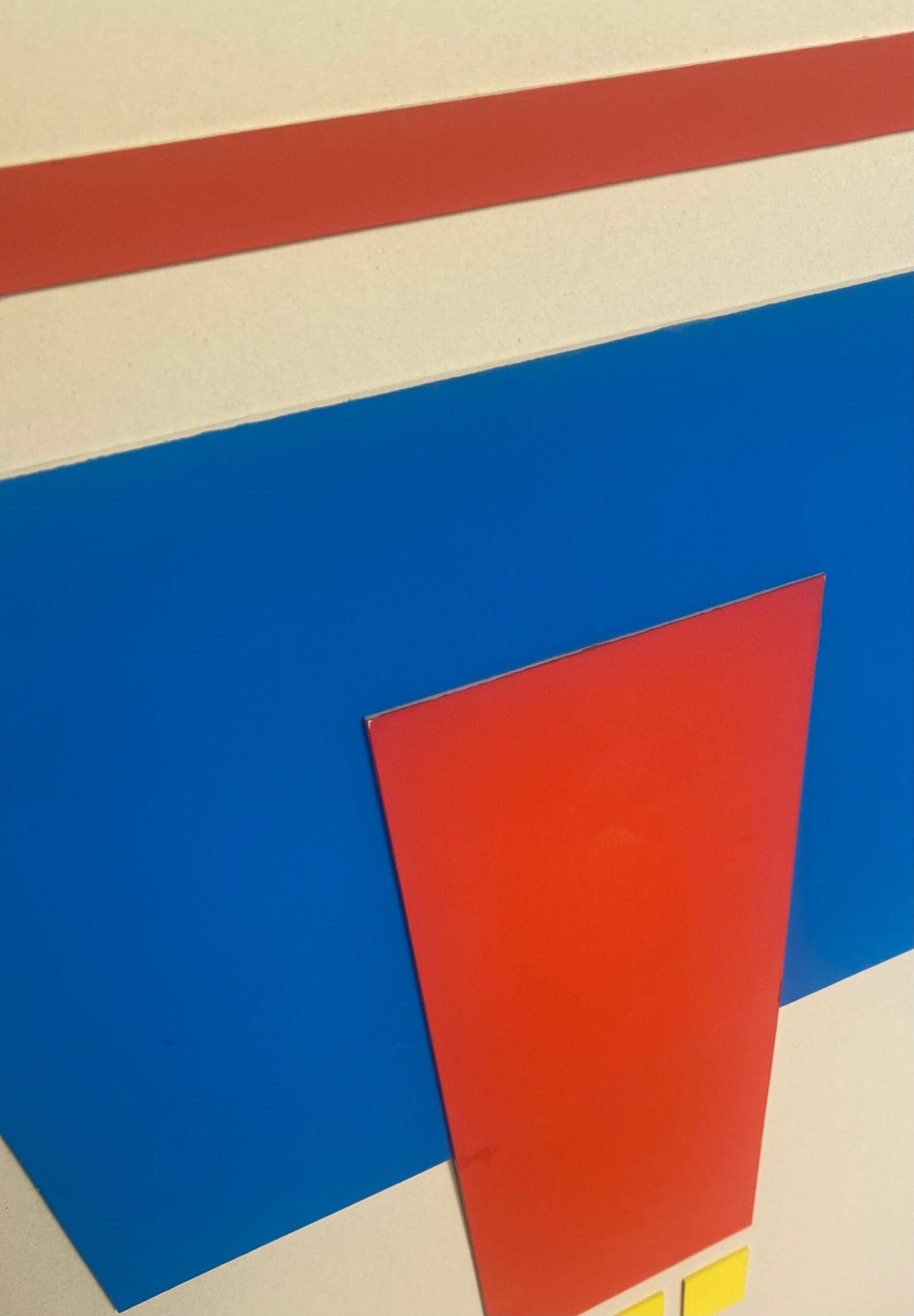 Peinture Géométrique d&rsquo;Albert Chubac (1925-2008) : Une Œuvre Abstraite Unique
