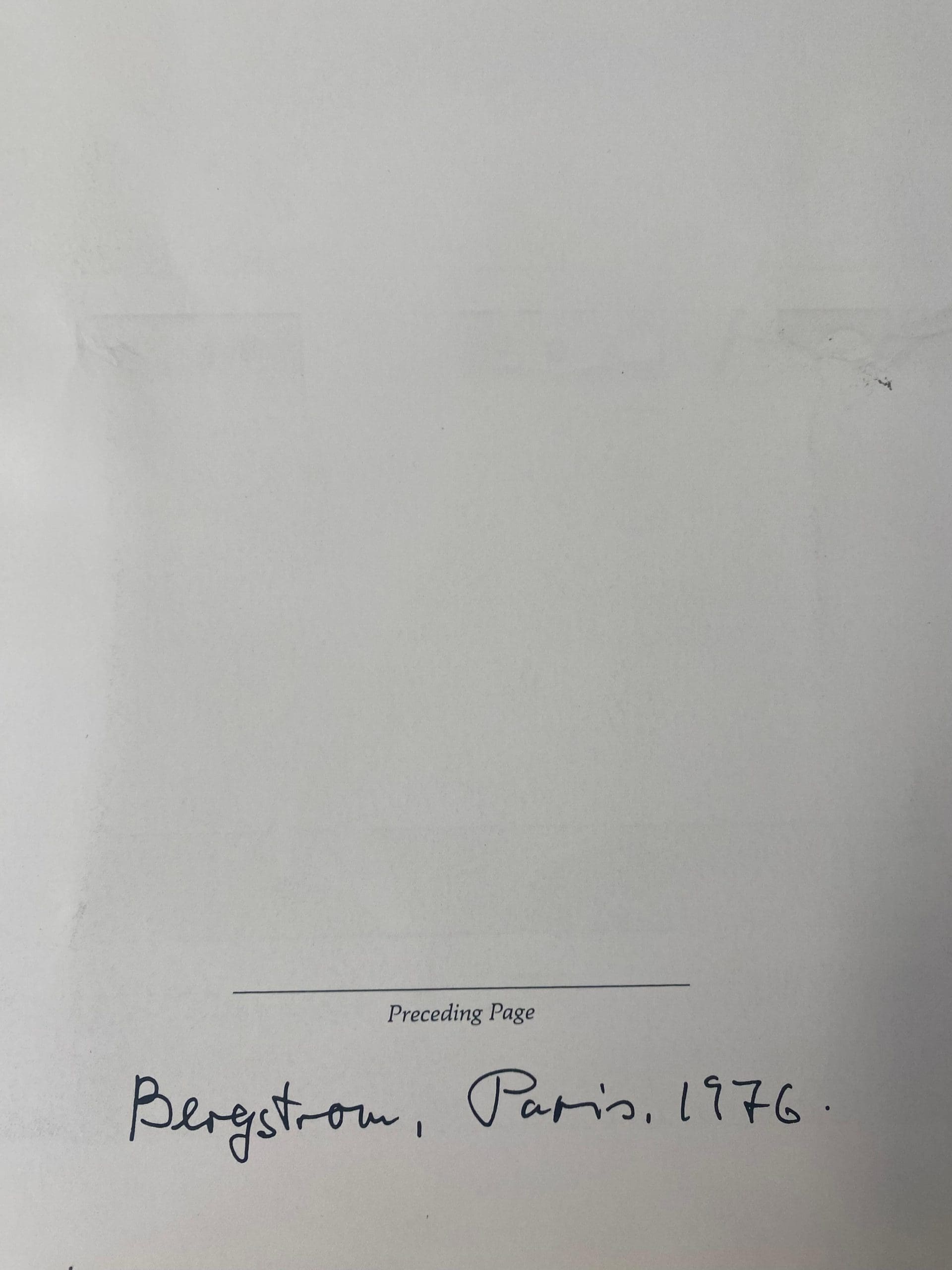 Photo-lithographie Helmut Newton – Bergström, 1976