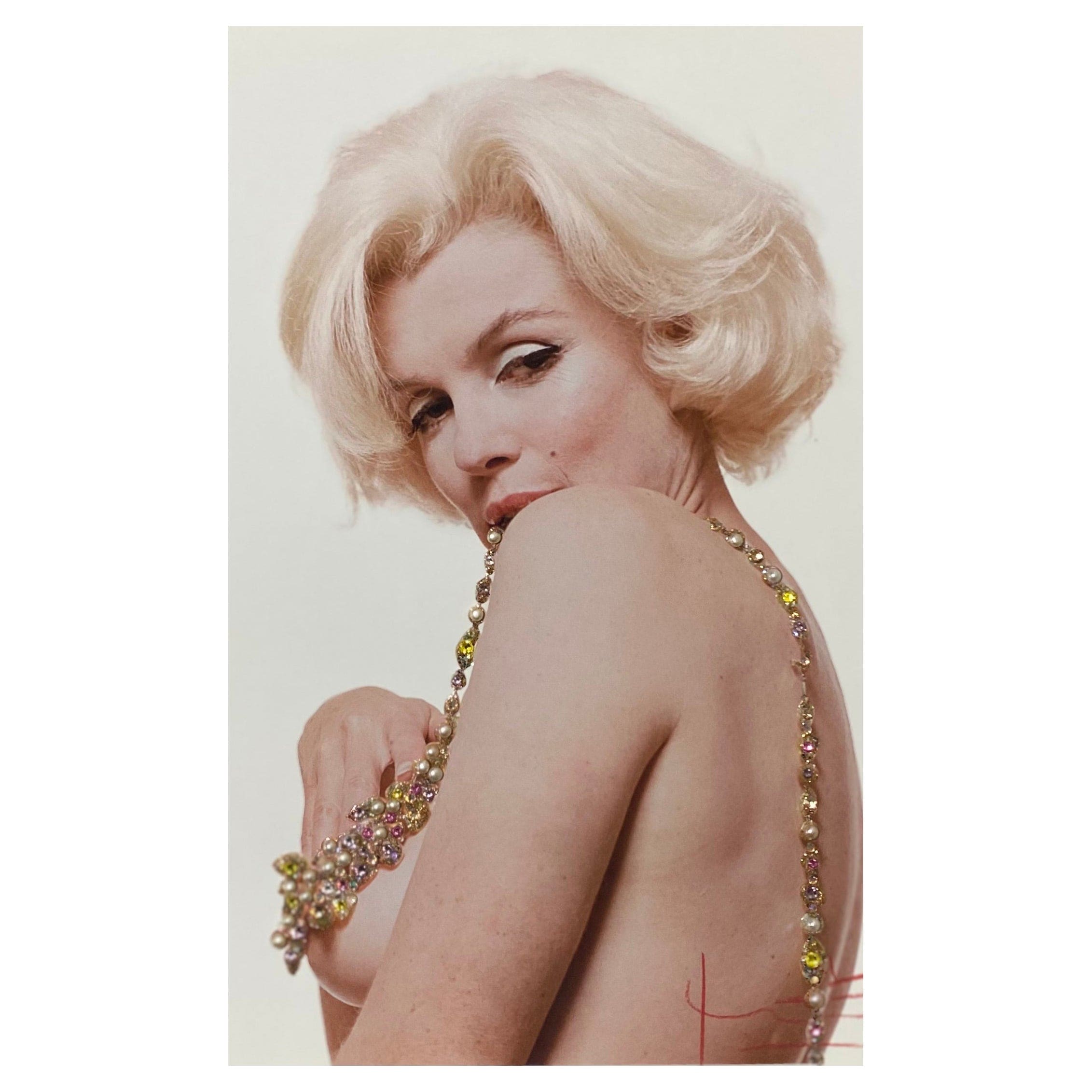 Photographie Bert Stern – Marilyn New Boob Smile Jeweled (2013)