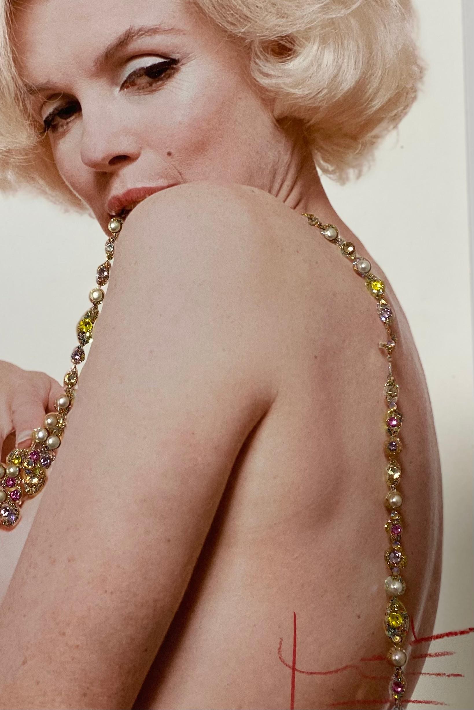 Photographie Bert Stern – Marilyn New Boob Smile Jeweled (2013)