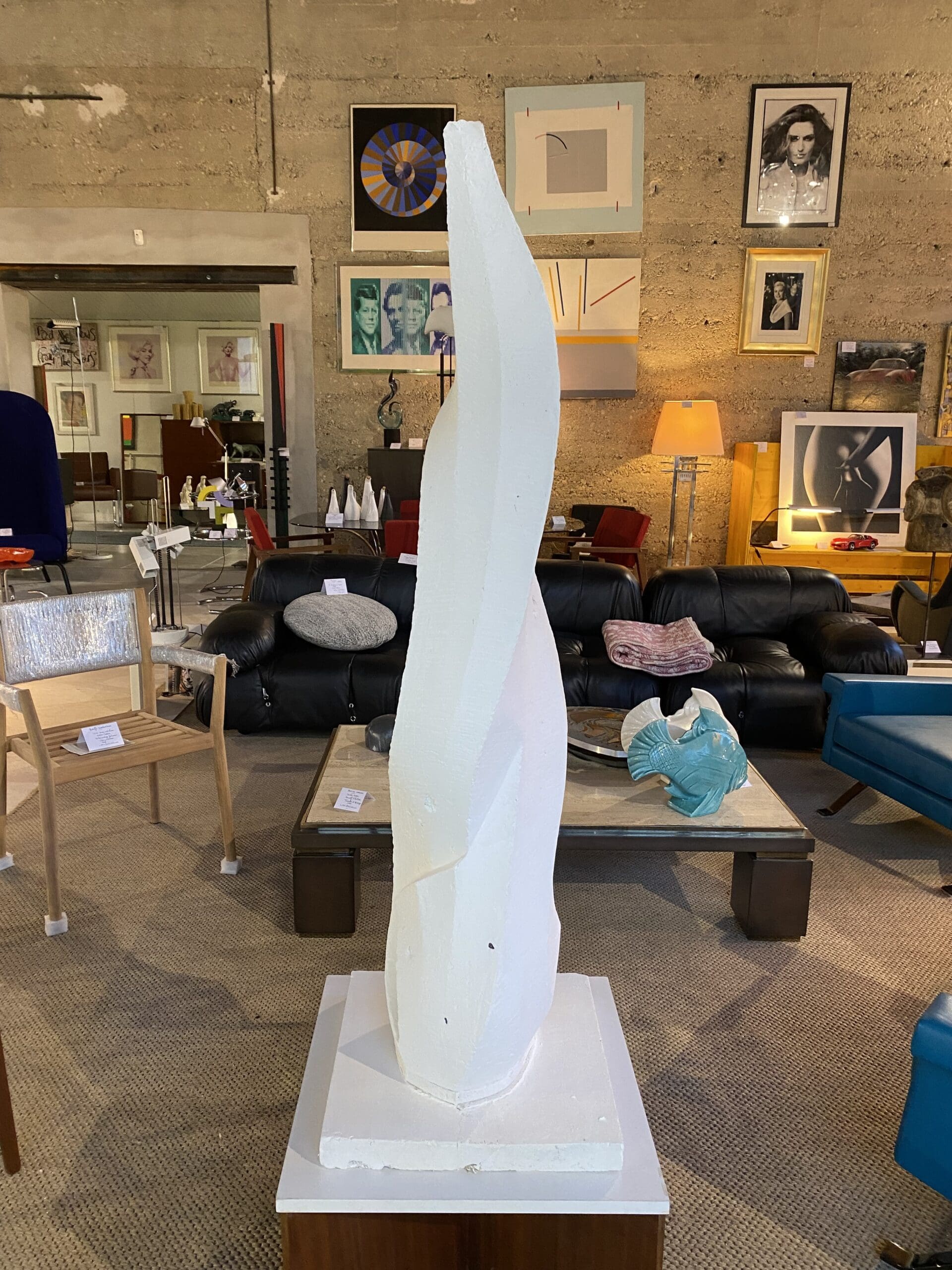 Sculpture abstraite d&rsquo;André Longeon (1926-2010), circa 1960