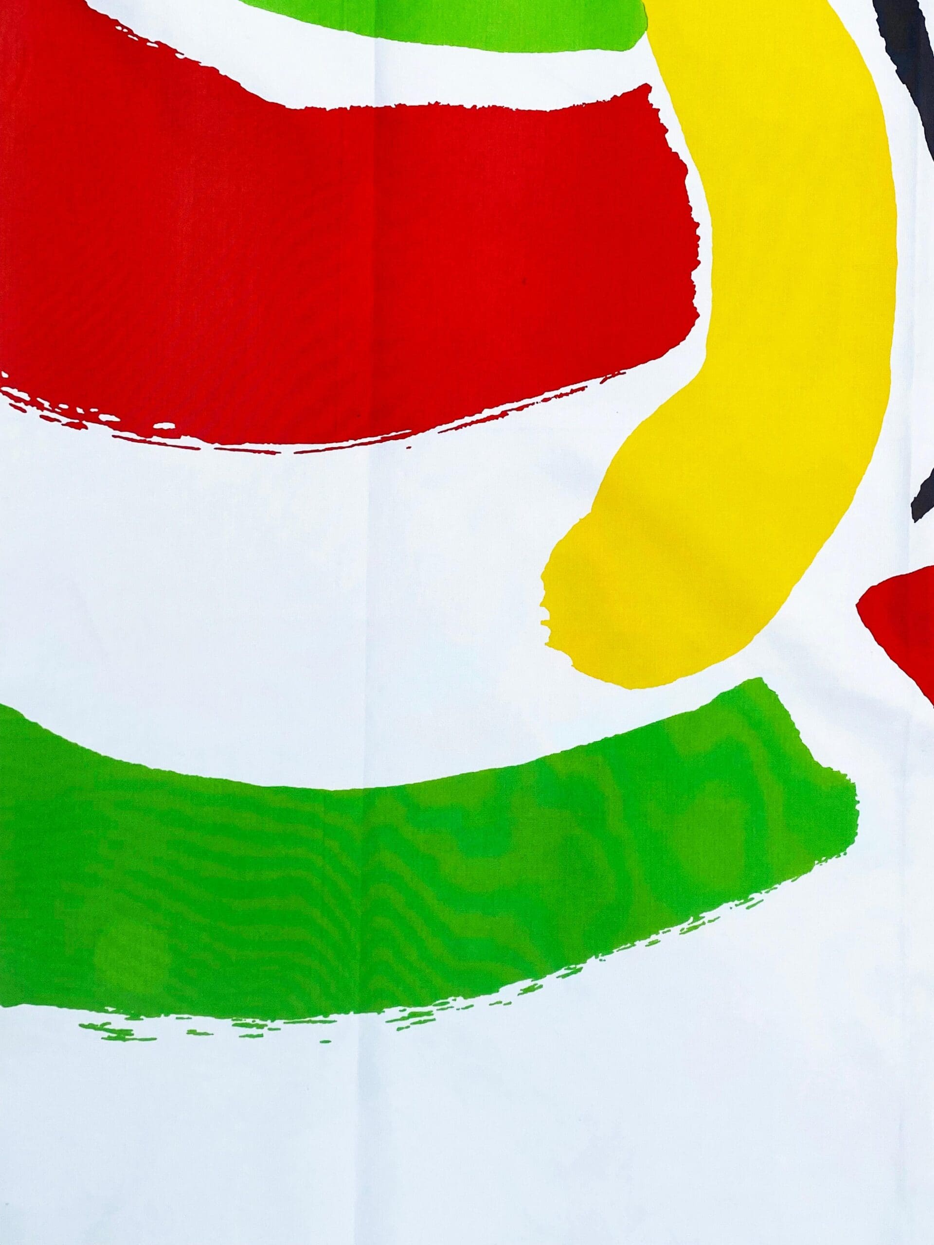 Sonia Delaunay (d’après) – Sérigraphie sur tissu  Jeux d’Enfants (1992)