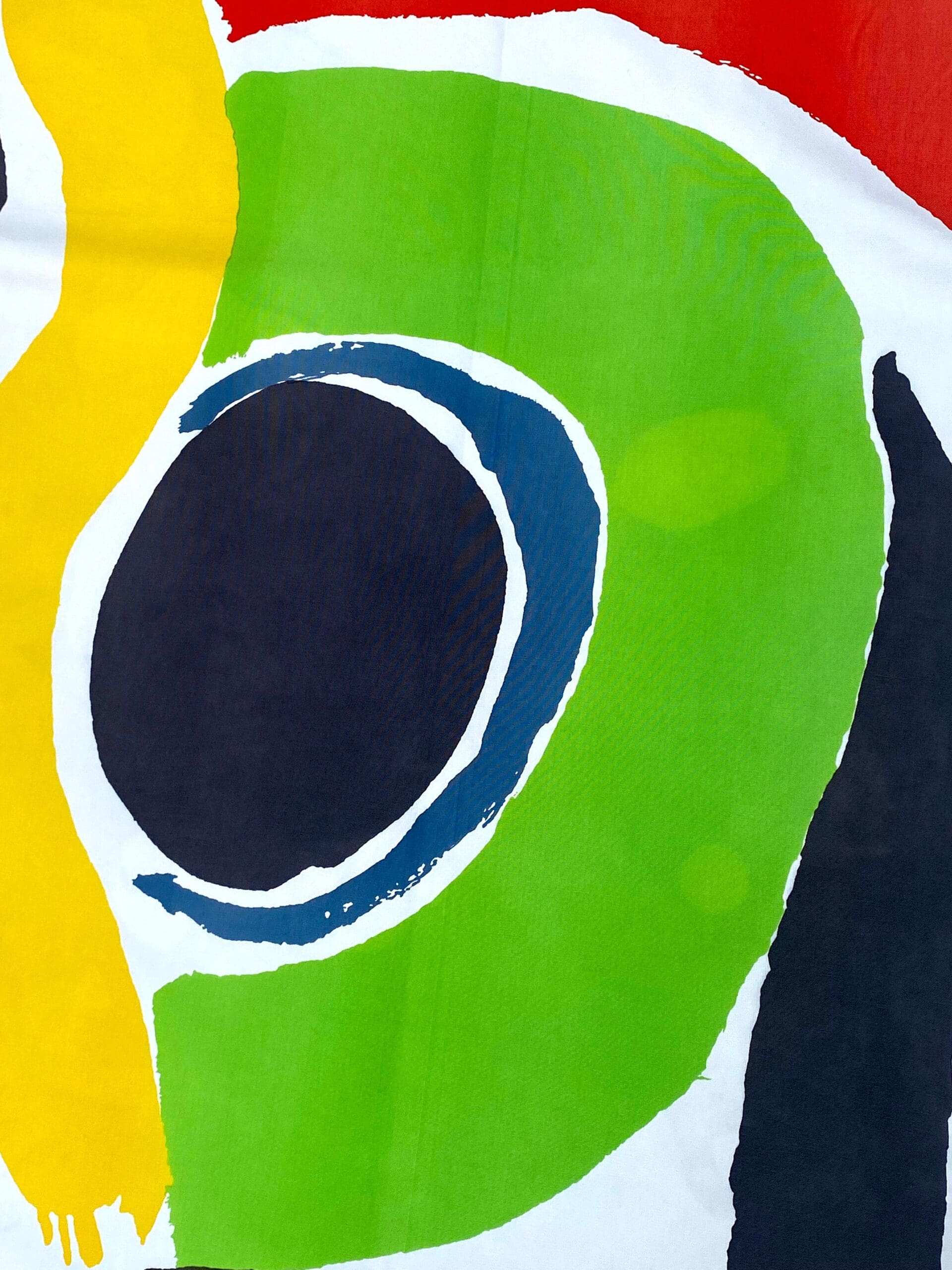 Sonia Delaunay (d’après) – Sérigraphie sur tissu  Jeux d’Enfants (1992)