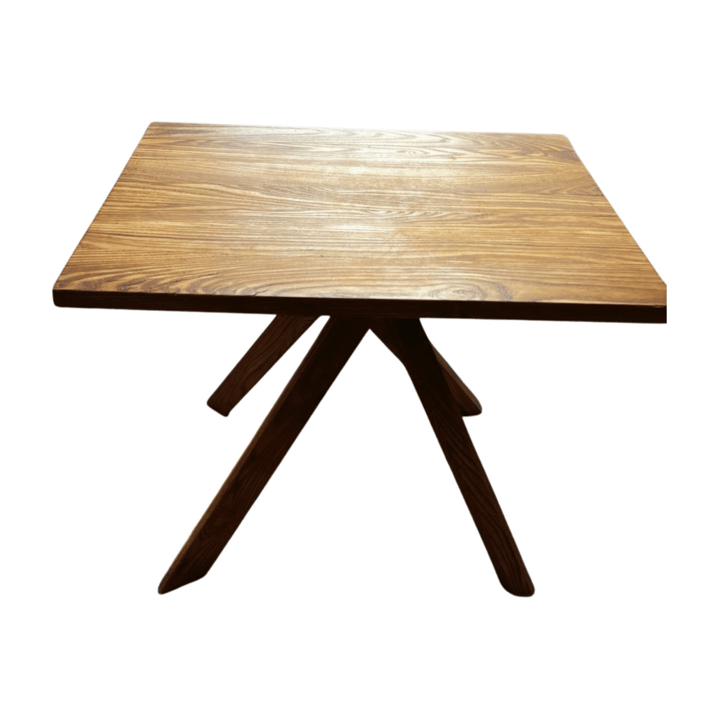 Pierre Chapo — Table à manger T27A en pin massif, piétement en X