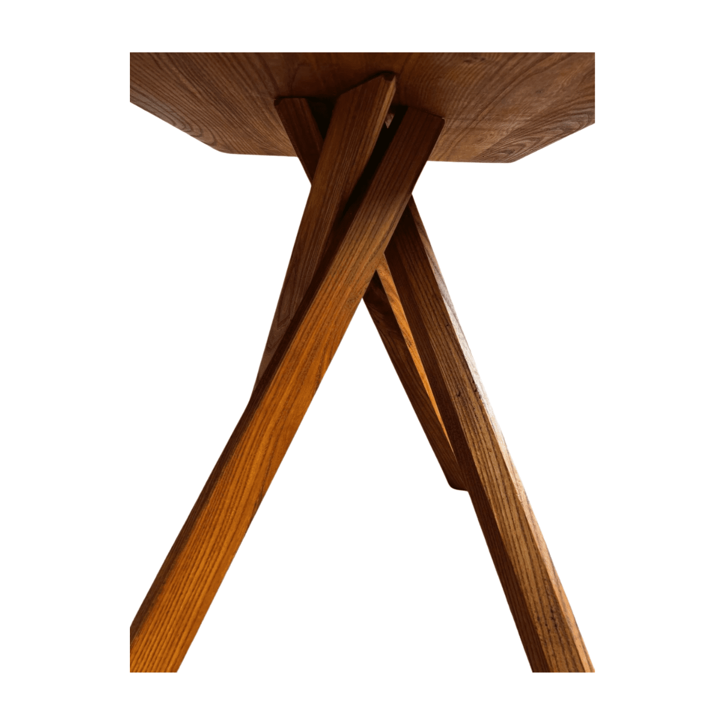 Pierre Chapo — Table à manger T27A en pin massif, piétement en X