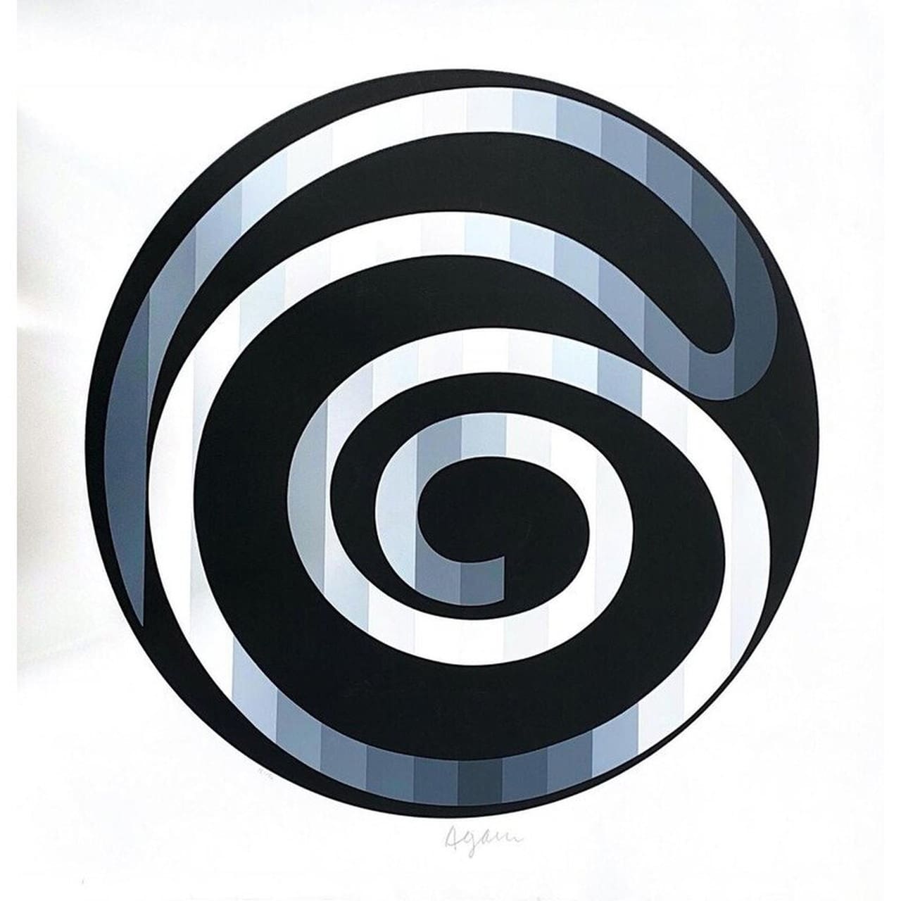 Yaacov Agam – Sérigraphie « Message of Peace » (vers 1980)