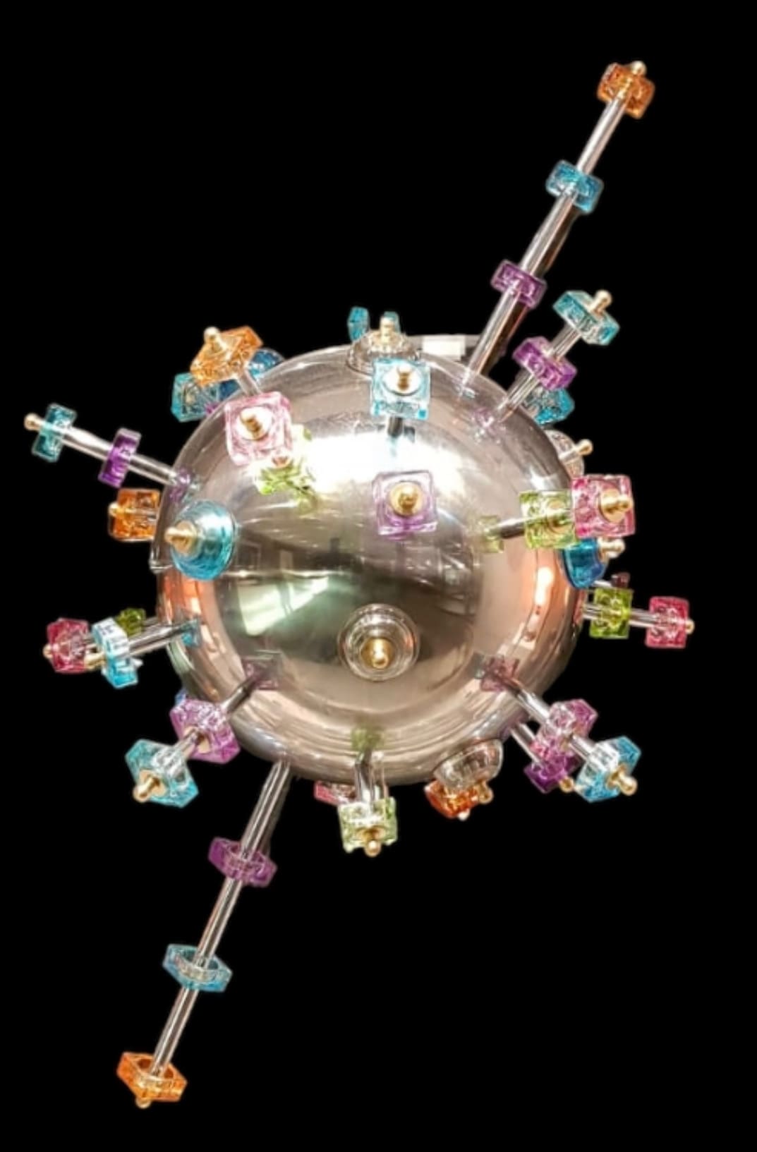 CONSTELLATION – Sculpture cinétique monumentale d&rsquo;Eric Katz – Pièce unique signée