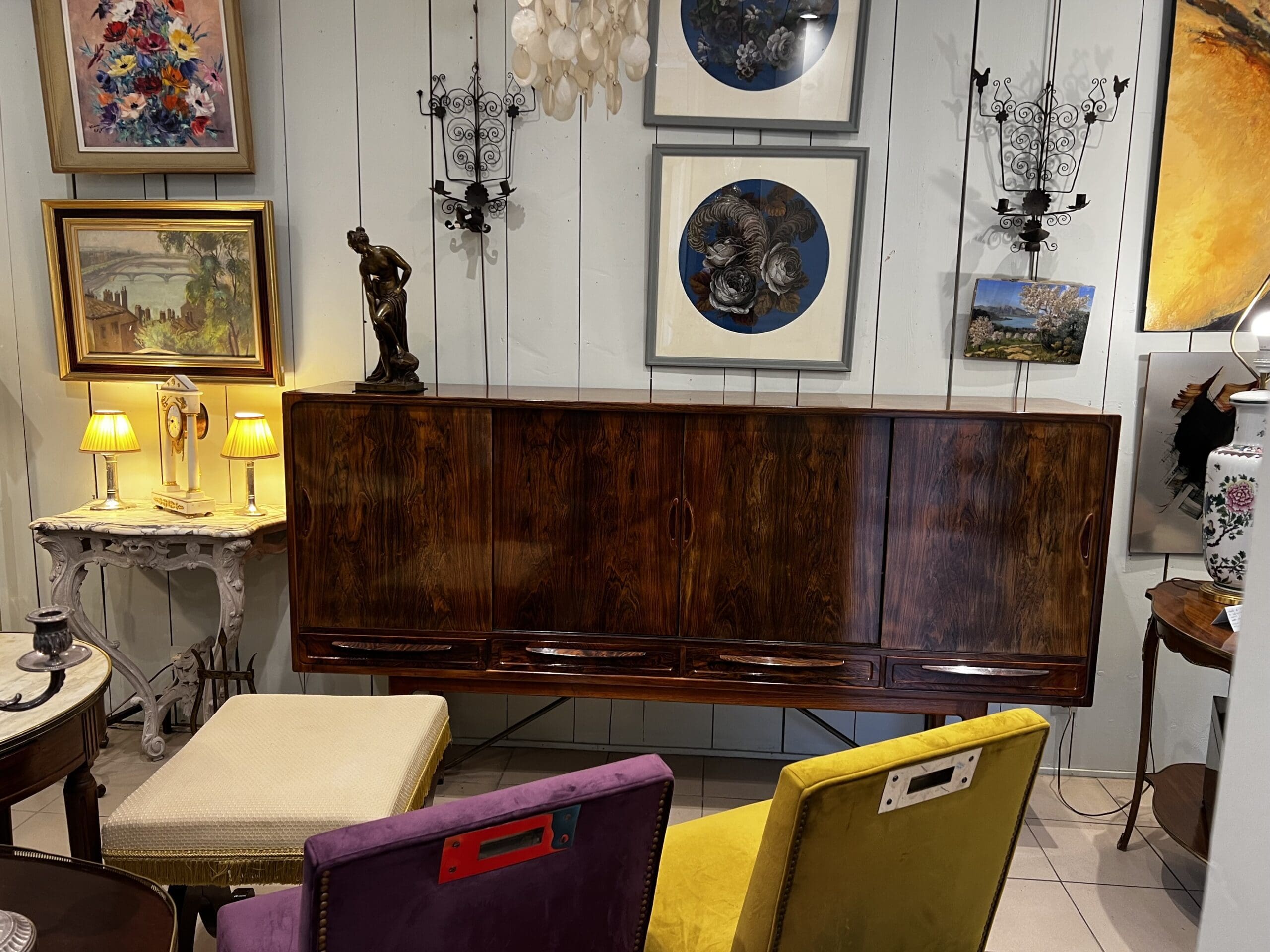 Enfilade en palissandre, design danois par Børge Mogensen (1950)