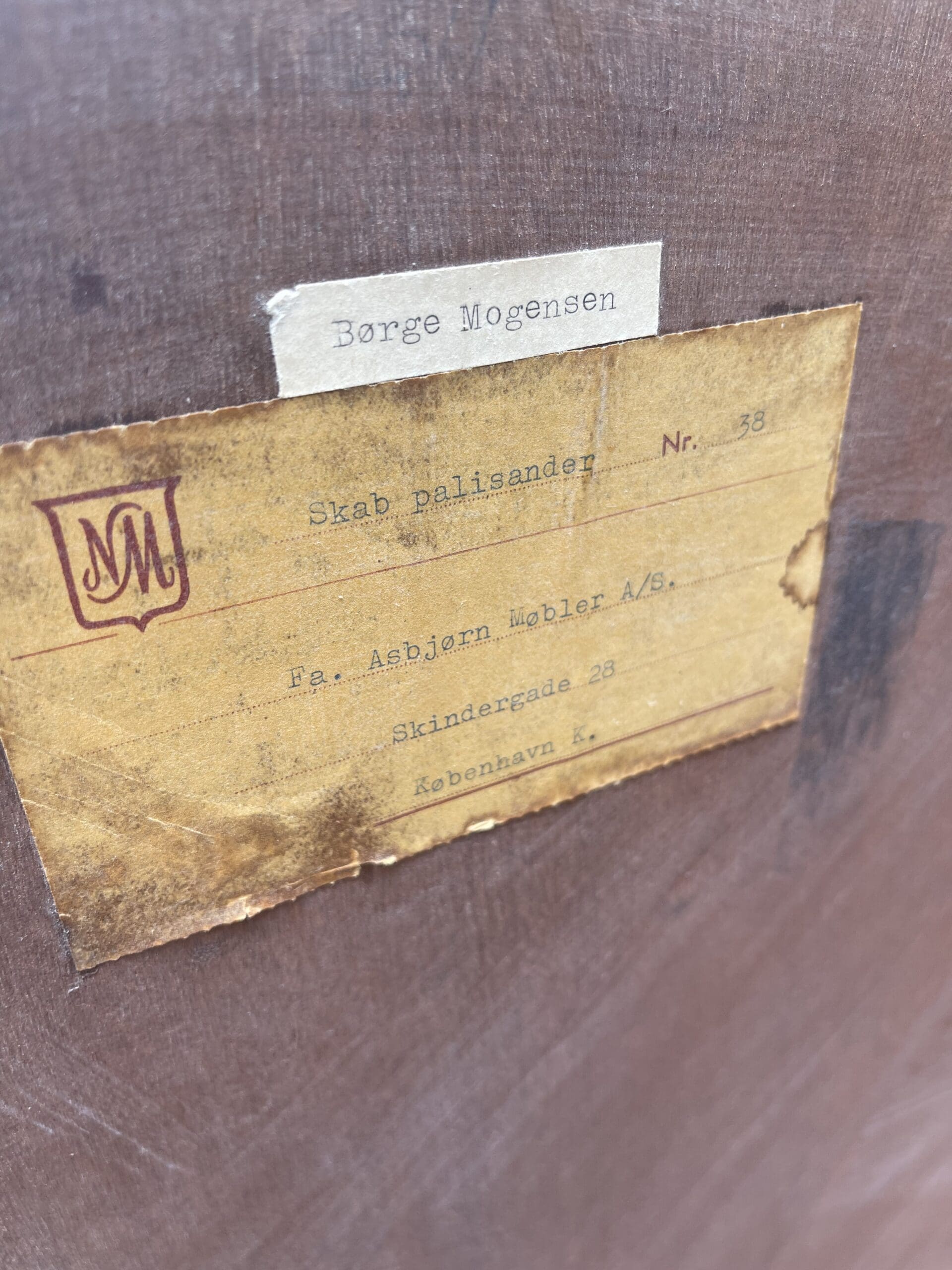 Enfilade en palissandre, design danois par Børge Mogensen (1950)