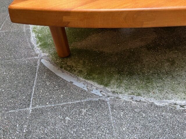 Pierre Chapo — Table basse modulable T22 « Œil » en orme massif