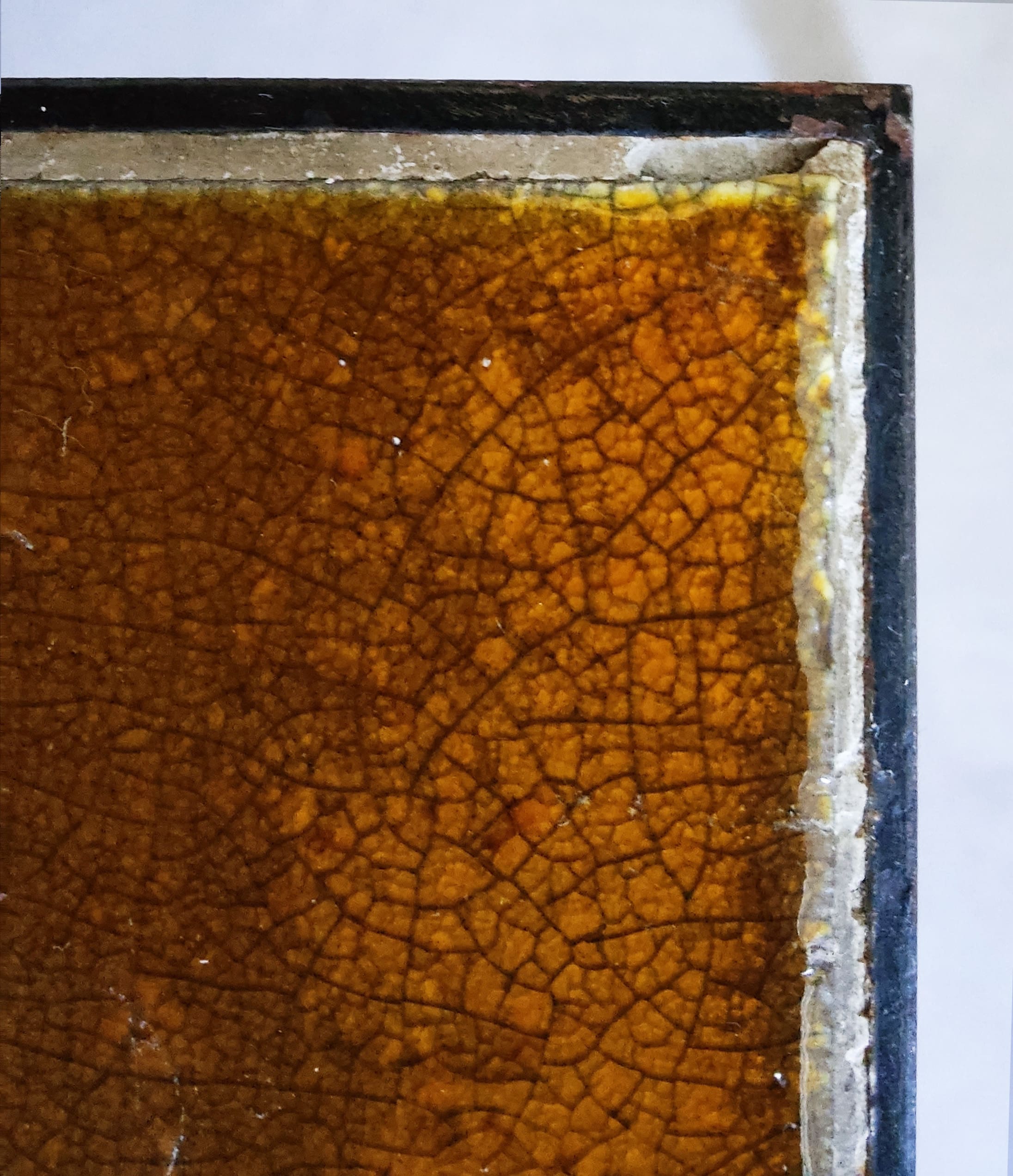 Table soleil Capron – Table basse en céramique et métal (1975)