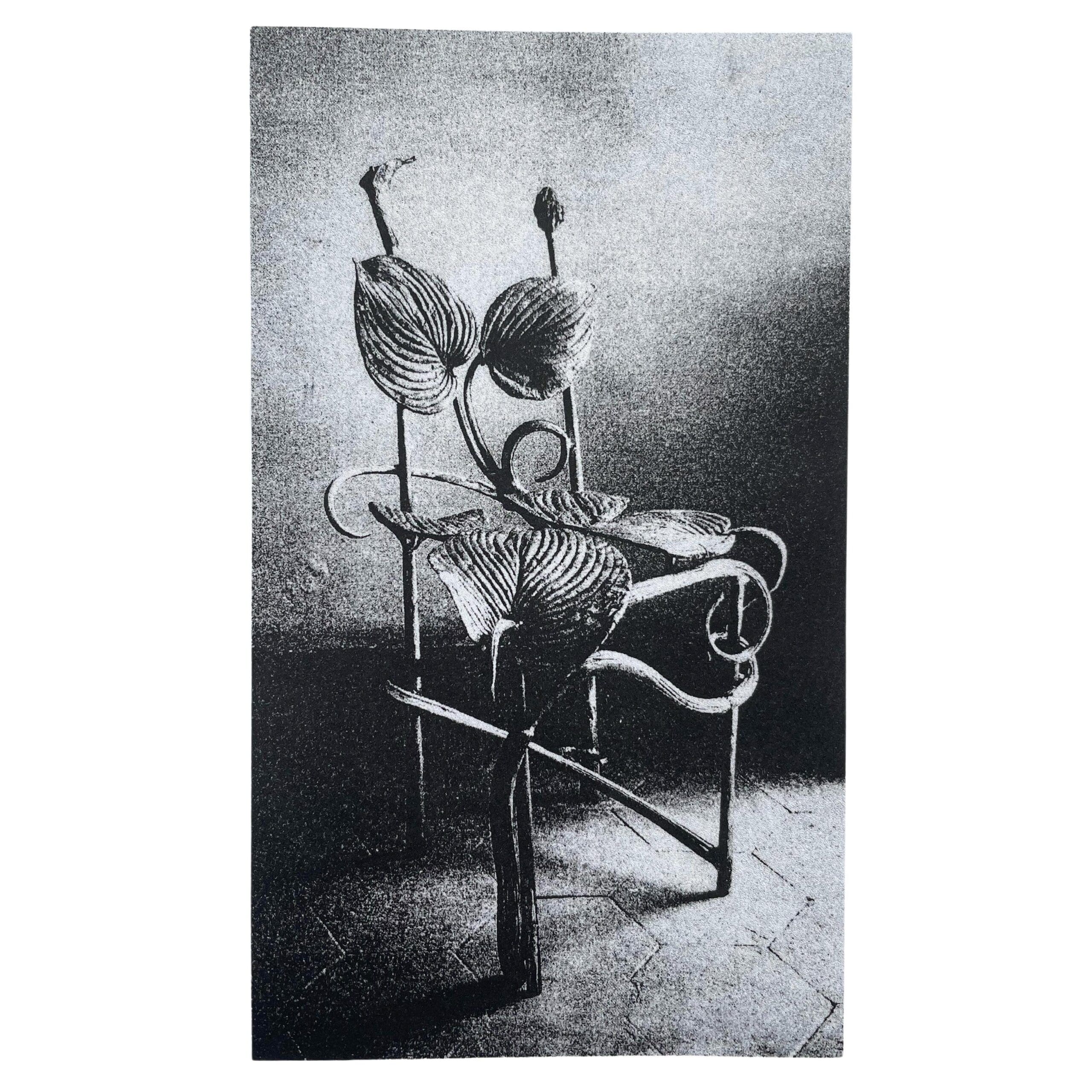 Chaise Horta par Claude Lalanne – Gravure originale sur papier Rivoli (1998)