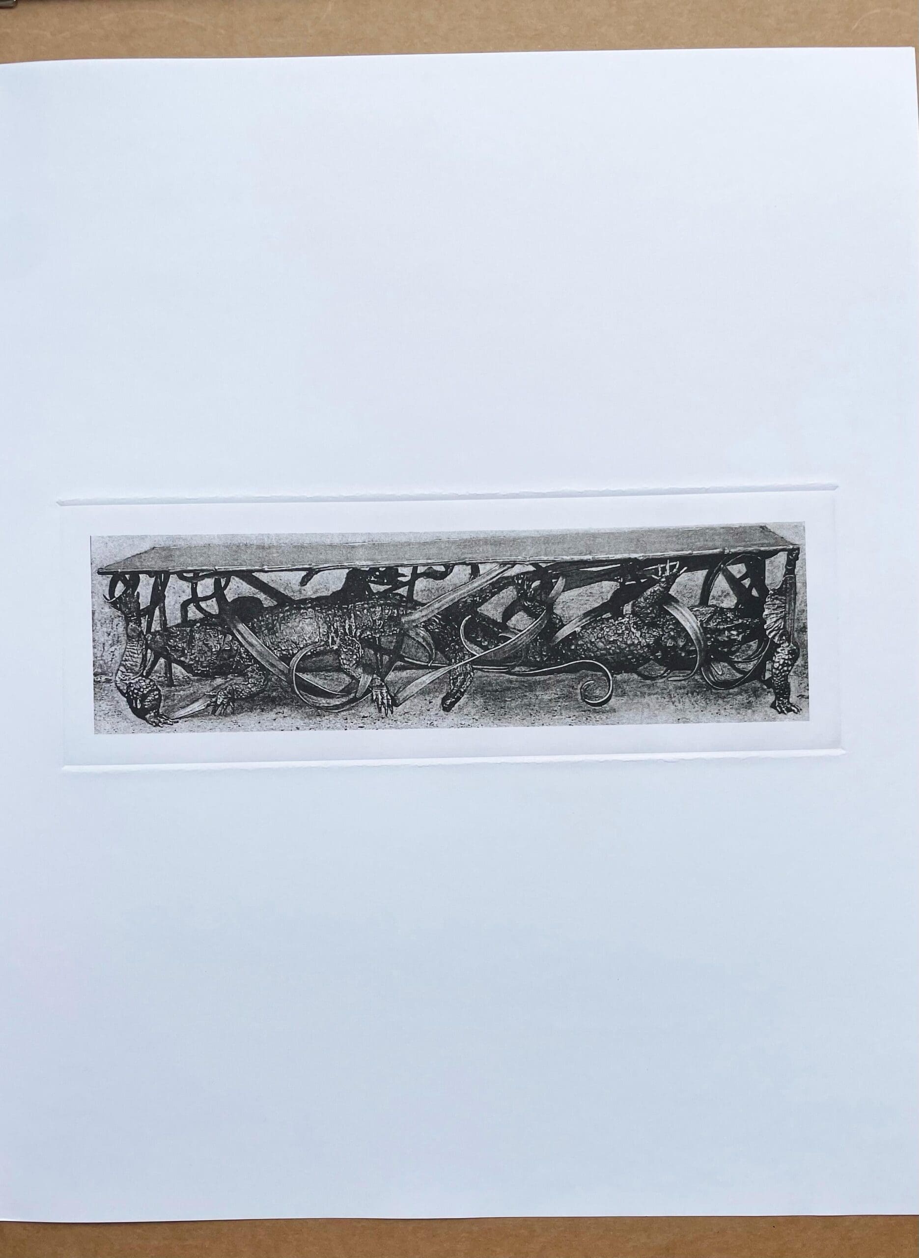 Estampe Claude Lalanne – La Société des Crocodiles – Édition Limitée 2005