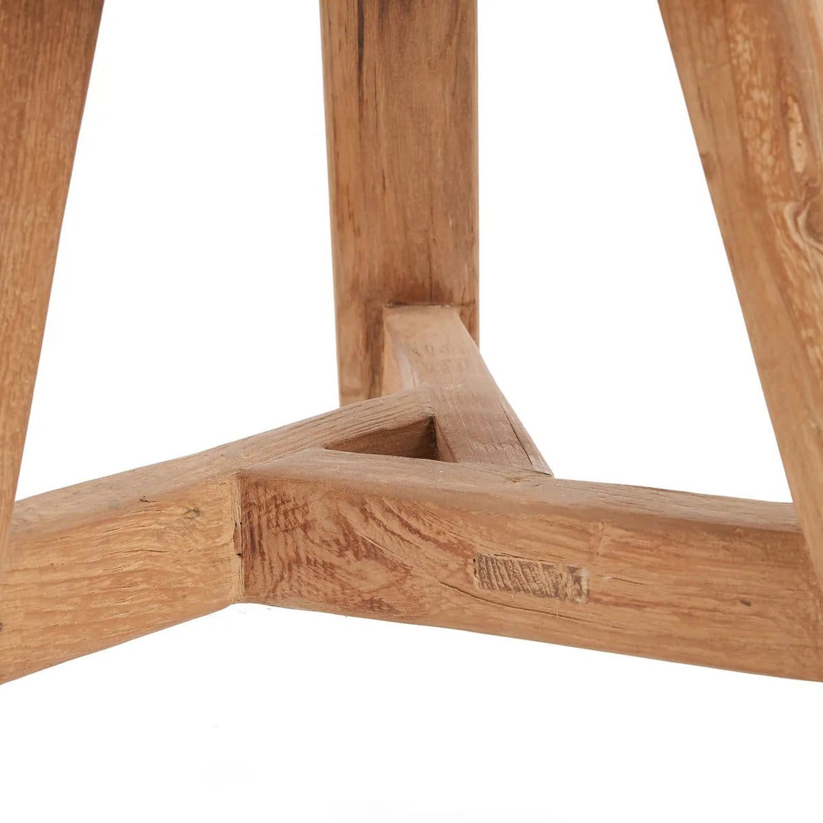 Teck authentique – Siège sculptural en bois recyclé (création contemporaine)