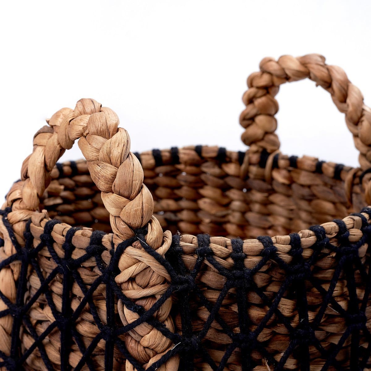 Panier à linge PRAYA | Panier à plantes en jacinthe d&rsquo;eau