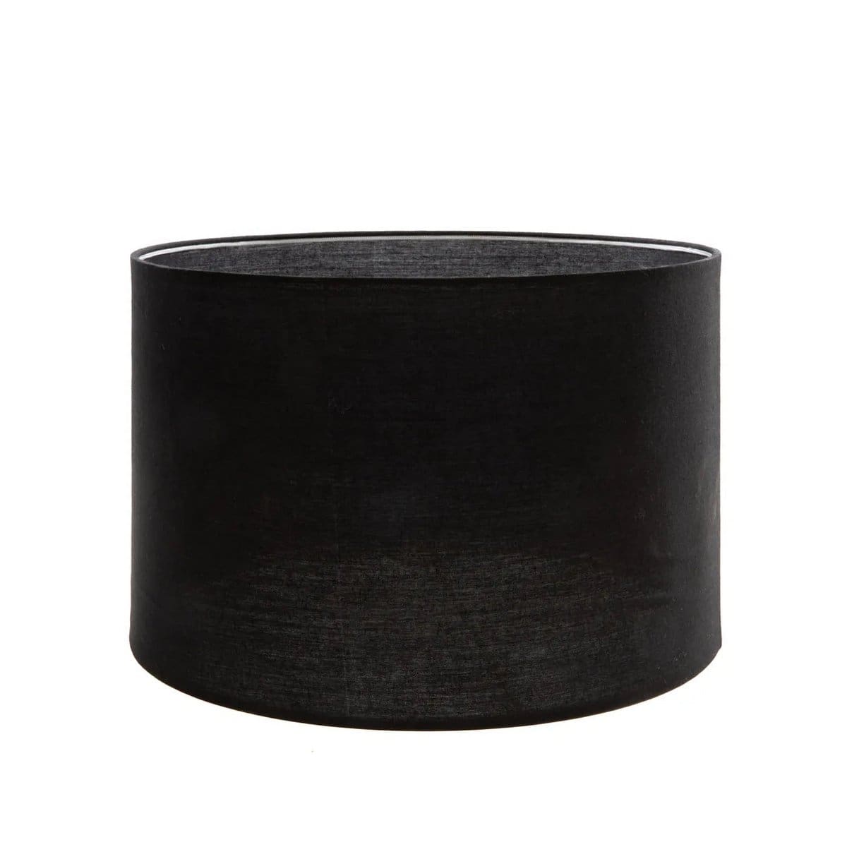 Lampe de table en teck naturel – Abat-jour noir, création artisanale neuve d’Indonésie