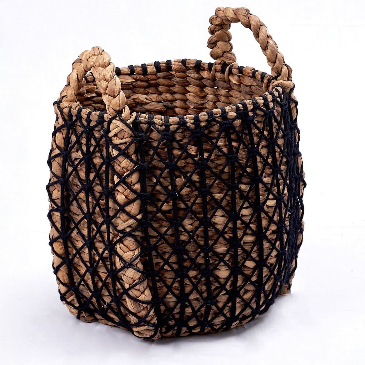 Panier à linge PRAYA | Panier à plantes en jacinthe d&rsquo;eau