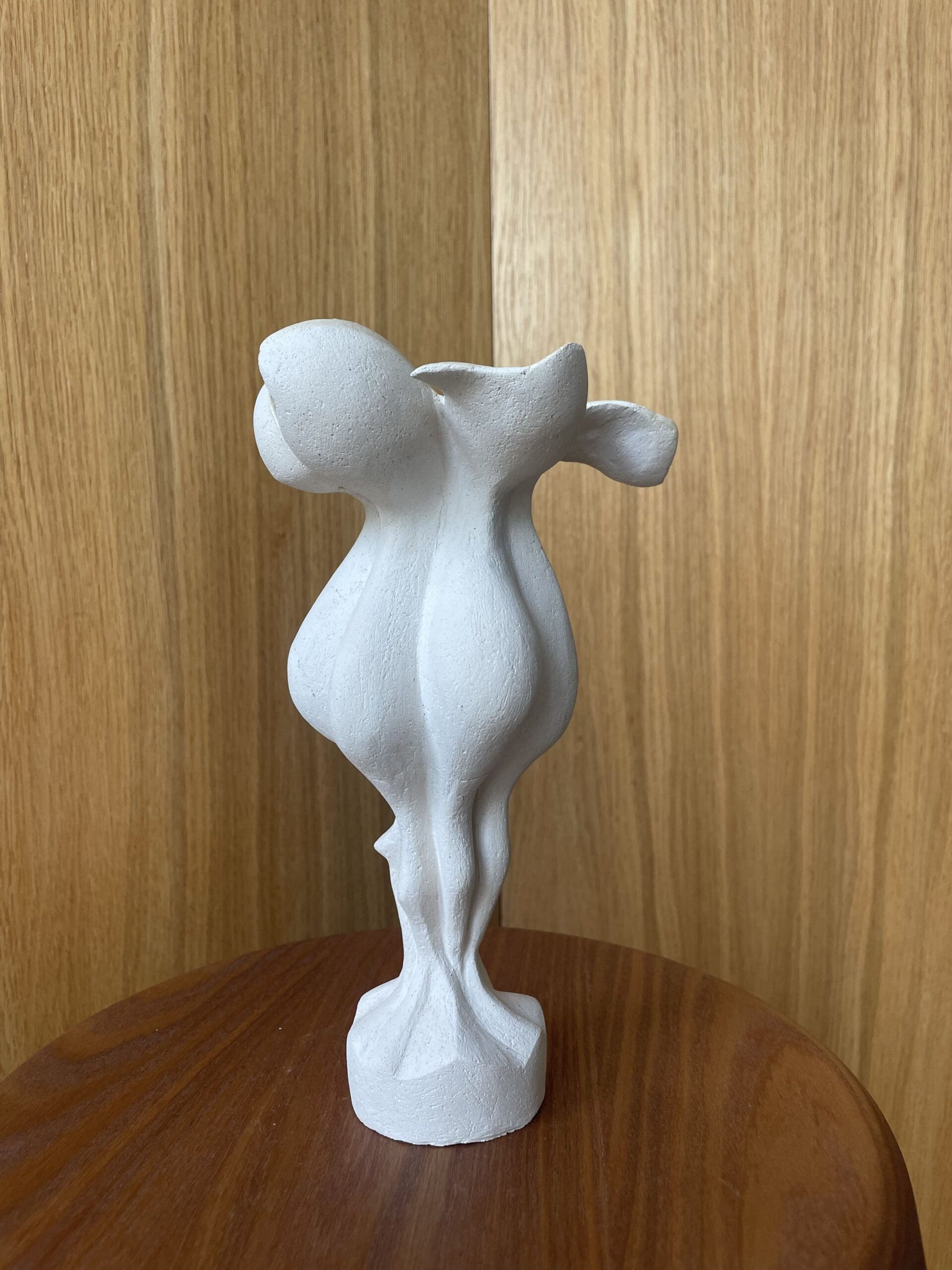 Vase-sculpture en grès chamotté 2  – Annick Bailly