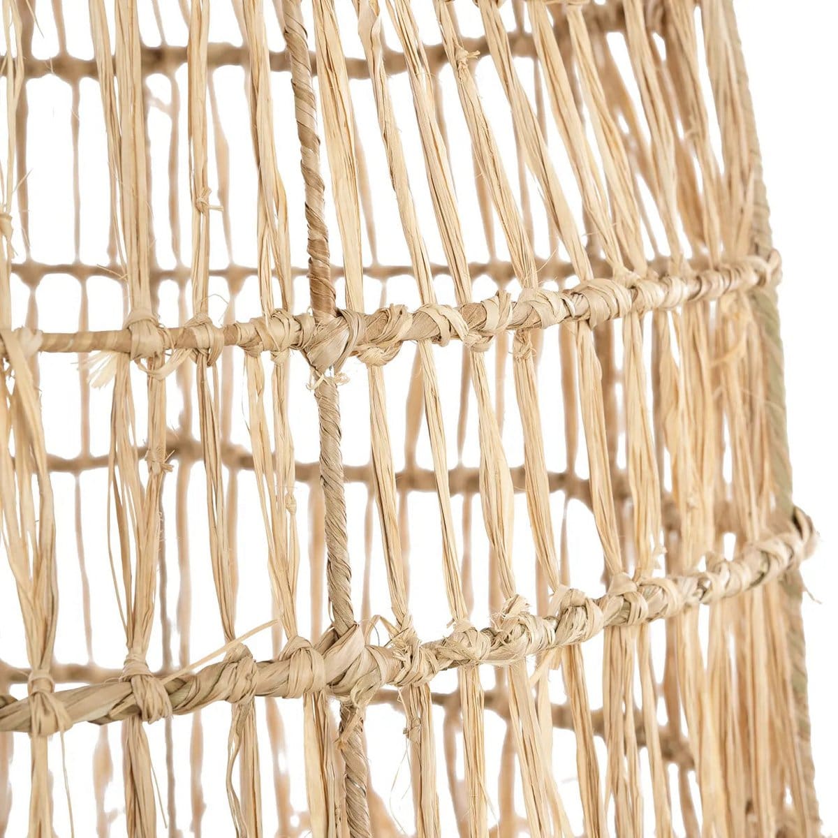 Suspension en fibres naturelles – Casita Naturel L, création artisanale neuve d’Indonésie