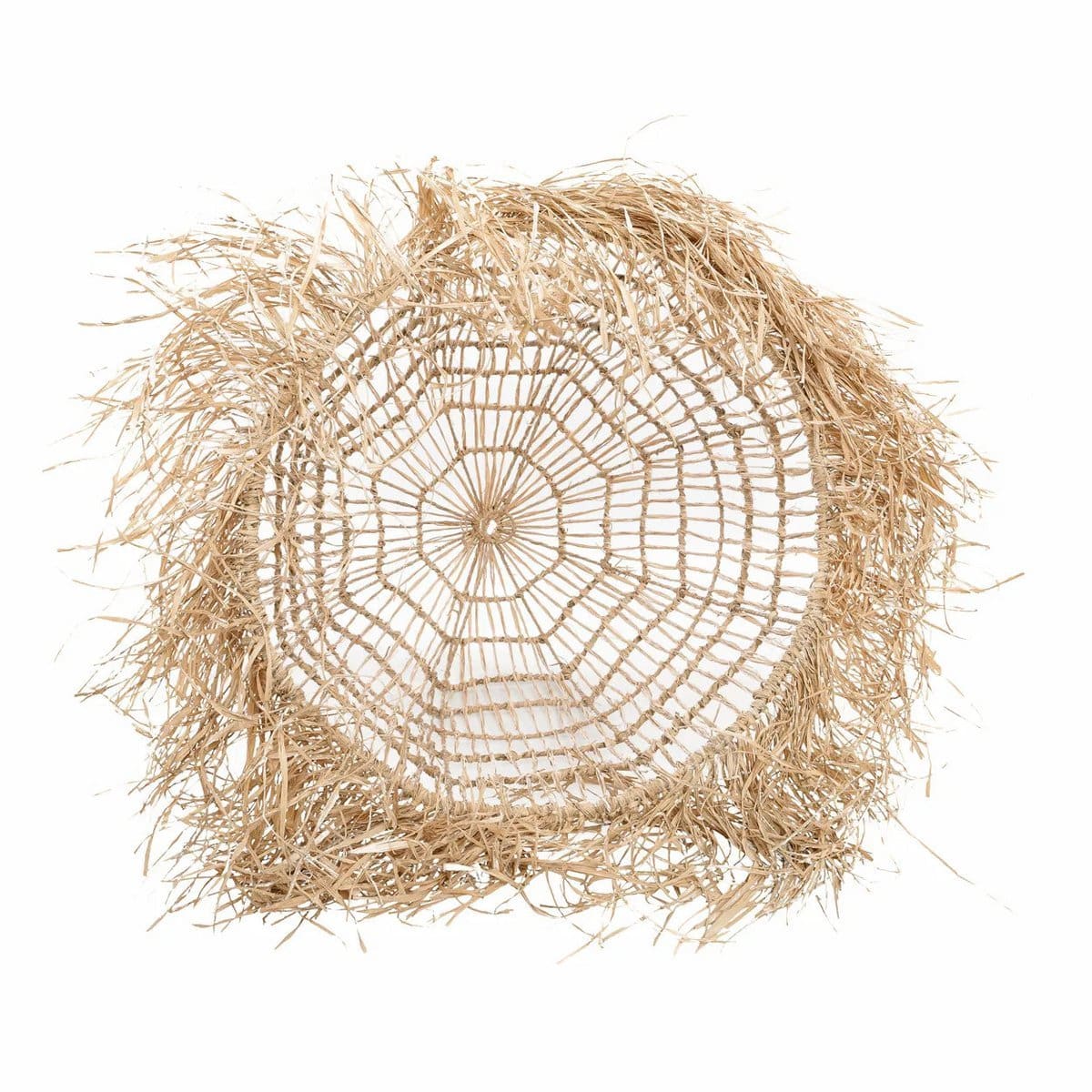 Suspension en fibres naturelles – Casita Naturel L, création artisanale neuve d’Indonésie