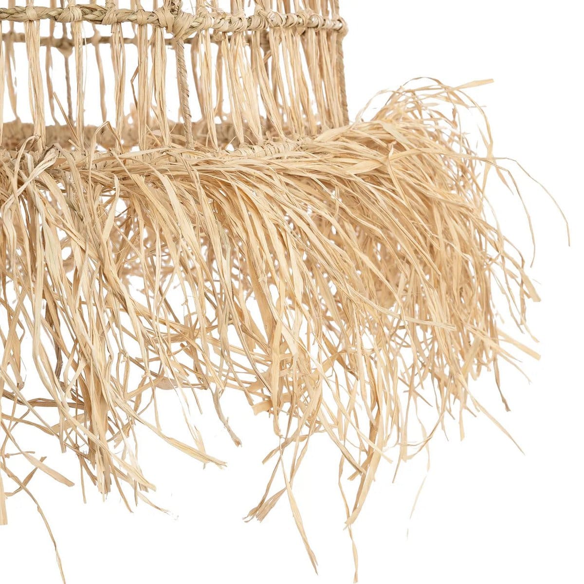 Suspension en fibres naturelles – Casita Naturel L, création artisanale neuve d’Indonésie