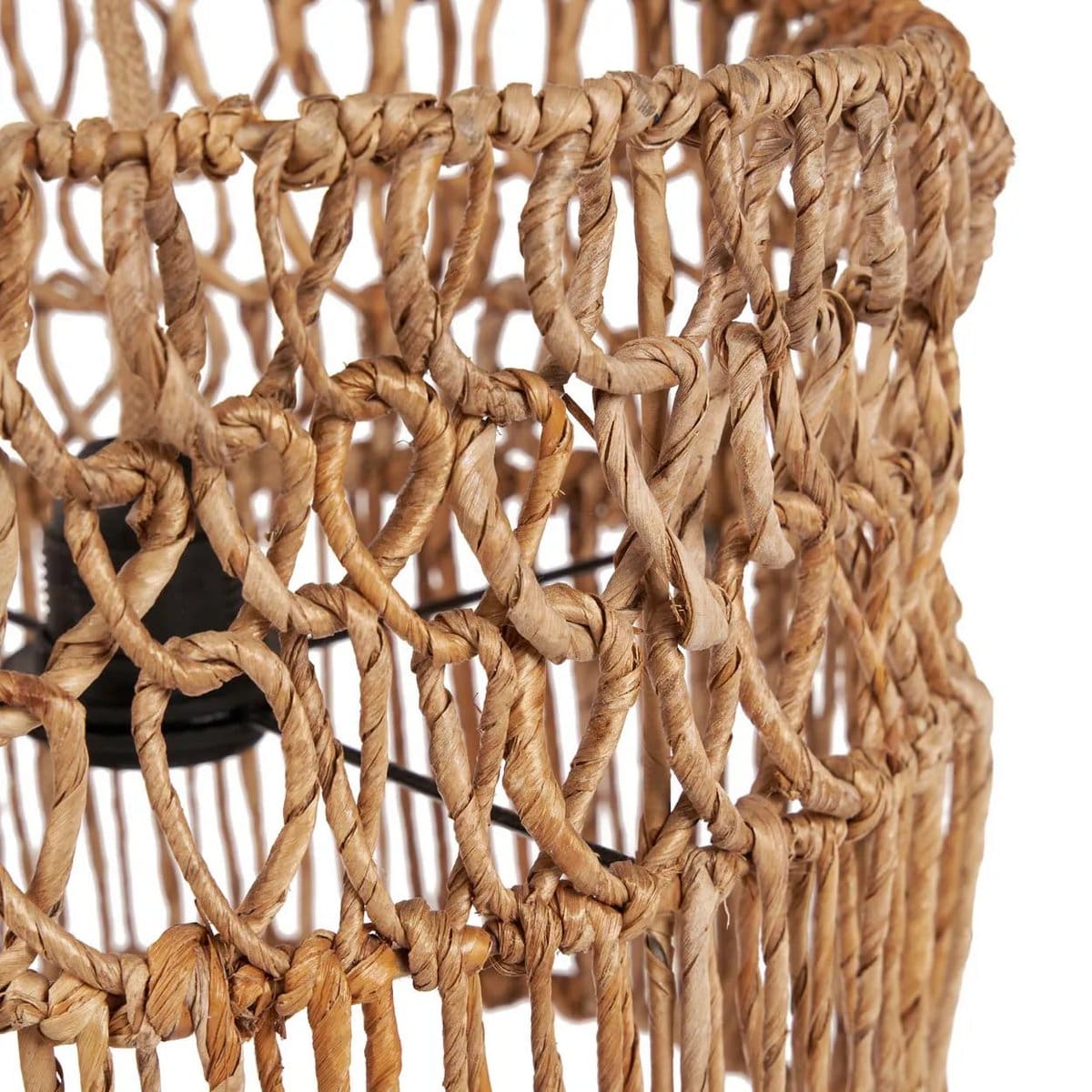 Suspension en fibres naturelles – Tressage brut de feuilles de bananier (neuf) – S