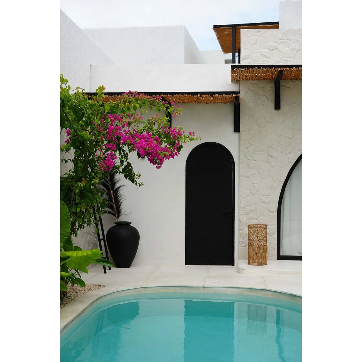 Suspension en fibres naturelles – Takuhanki, design sculptural inspiré du Japon – L