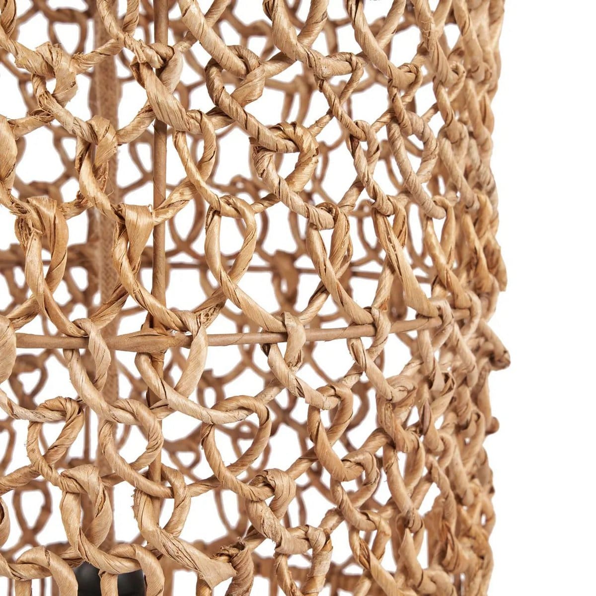 Suspension en fibres naturelles – Takuhanki, design sculptural inspiré du Japon – L