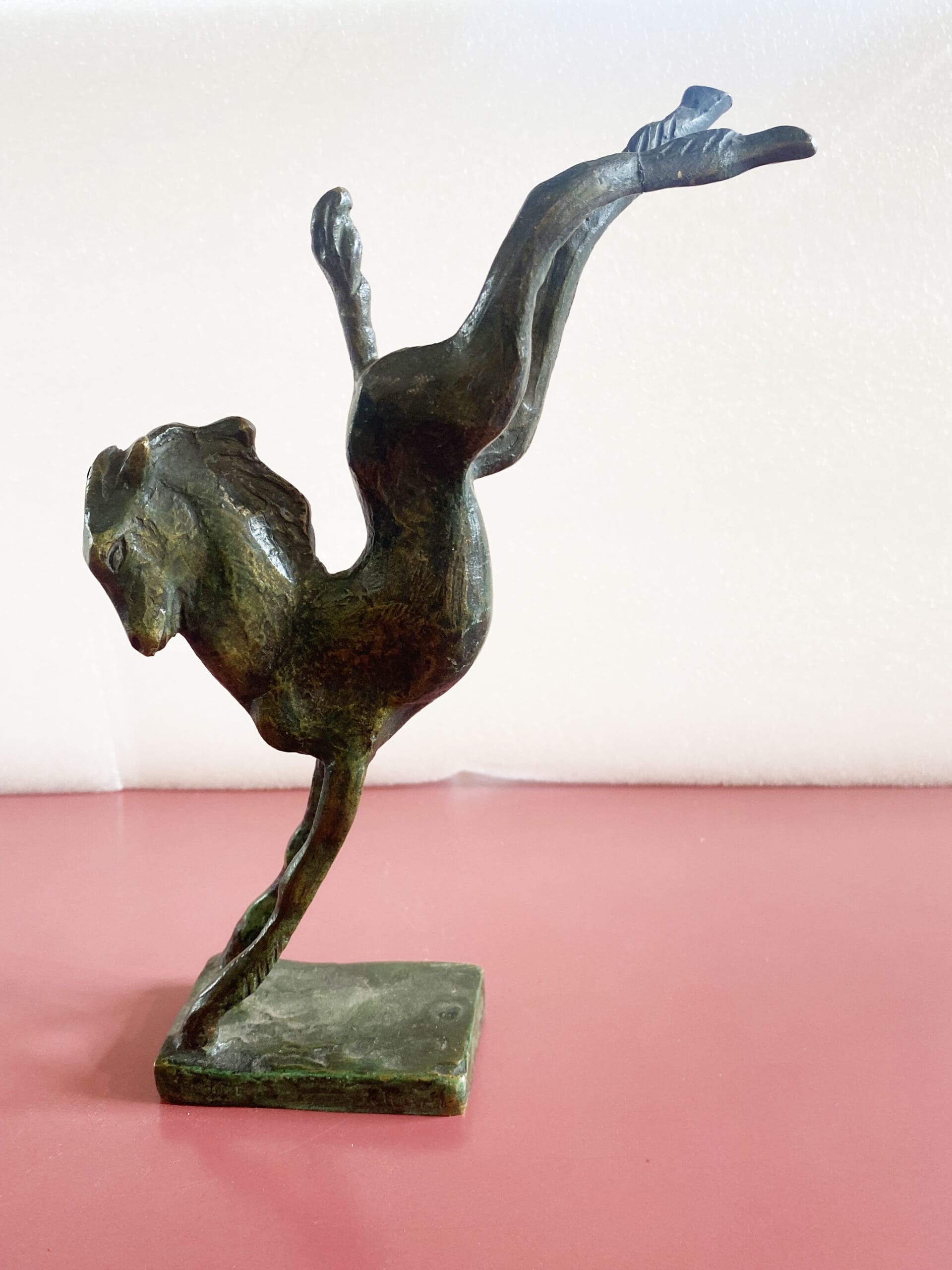 Sculpture Cheval Bronze par Raoh Schorr, circa 1950 – Art Moderne Signé