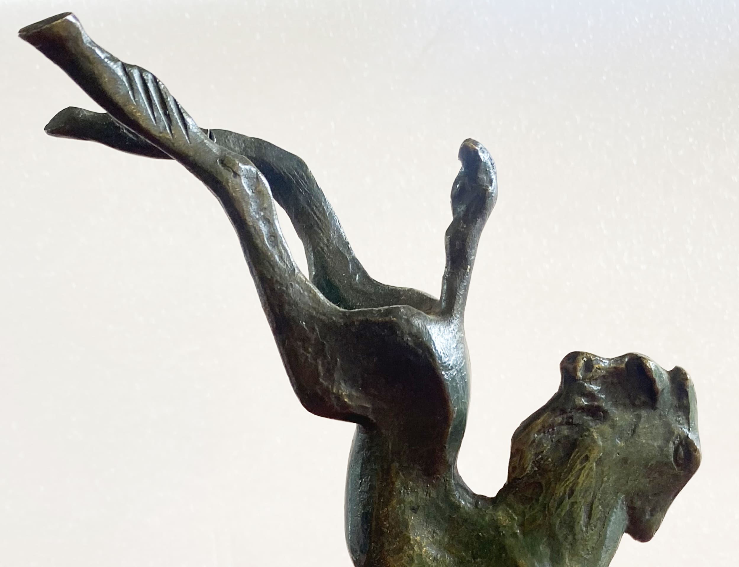 Sculpture Cheval Bronze par Raoh Schorr, circa 1950 – Art Moderne Signé