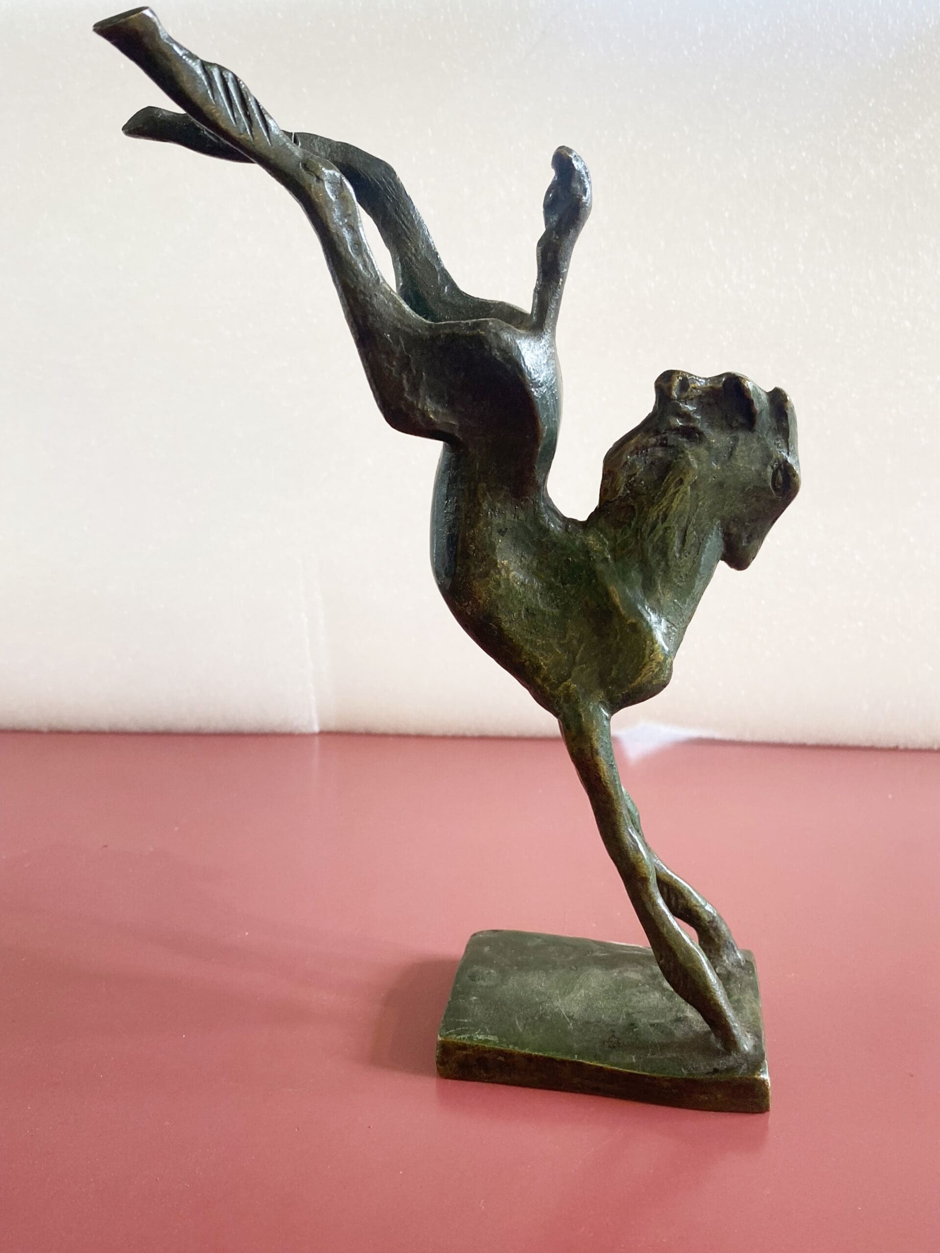 Sculpture Cheval Bronze par Raoh Schorr, circa 1950 – Art Moderne Signé