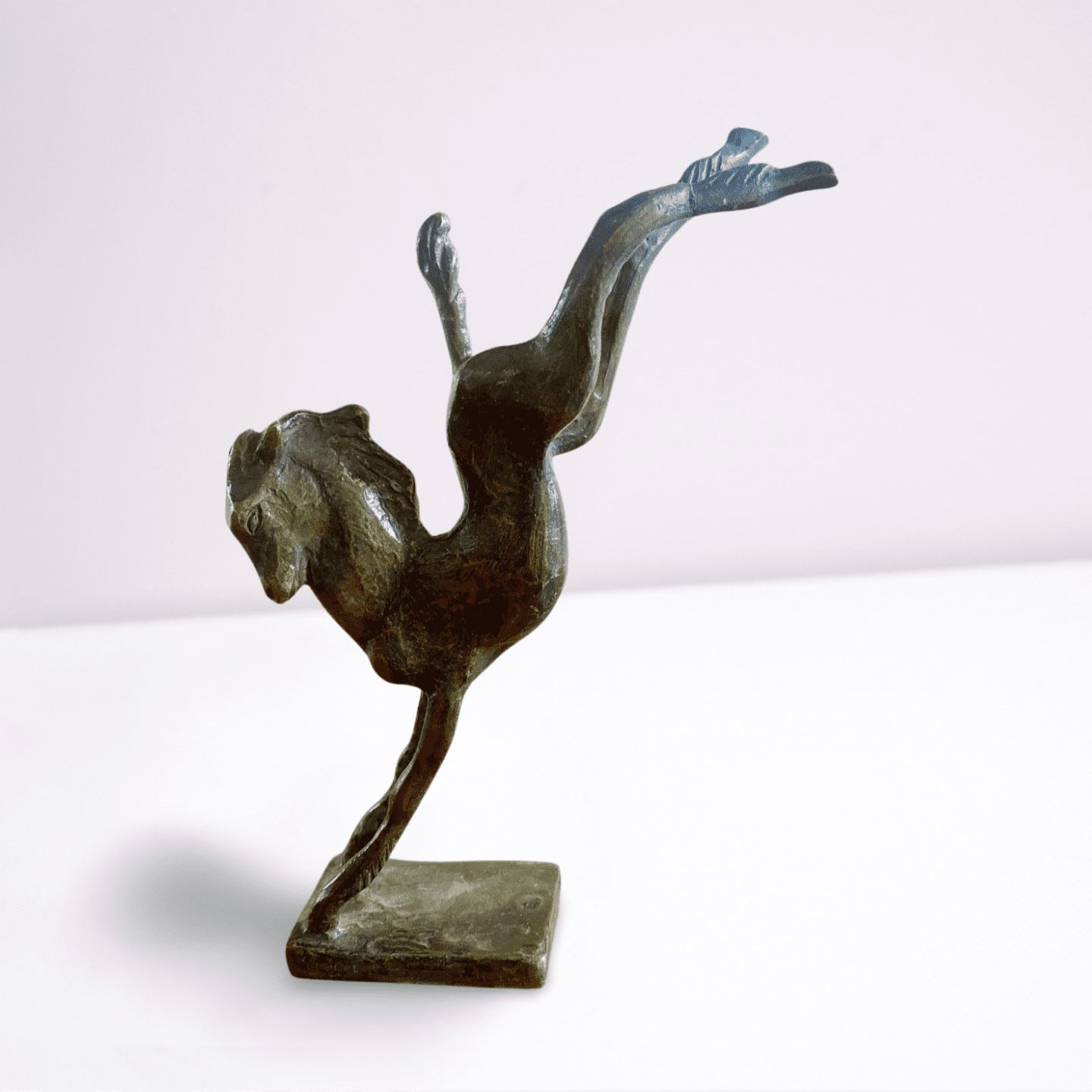 Sculpture Cheval Bronze par Raoh Schorr, circa 1950 – Art Moderne Signé