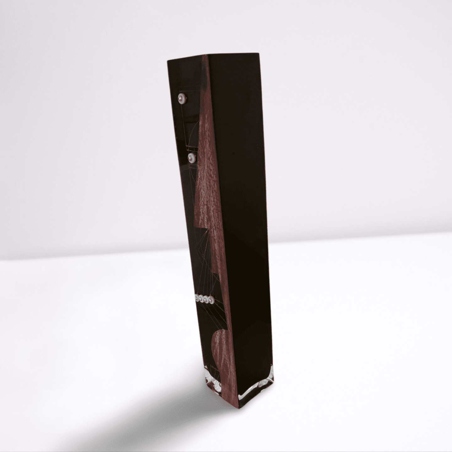 Vase Anatole Riecke – Grand vase Art Déco en verre opalin, 1938