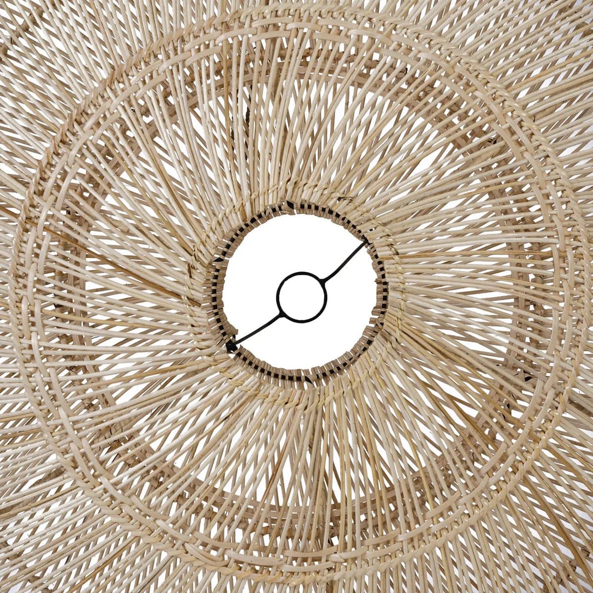 Suspension en rotin Macaron Ø110 cm – Design naturel et aérien (pièce neuve)