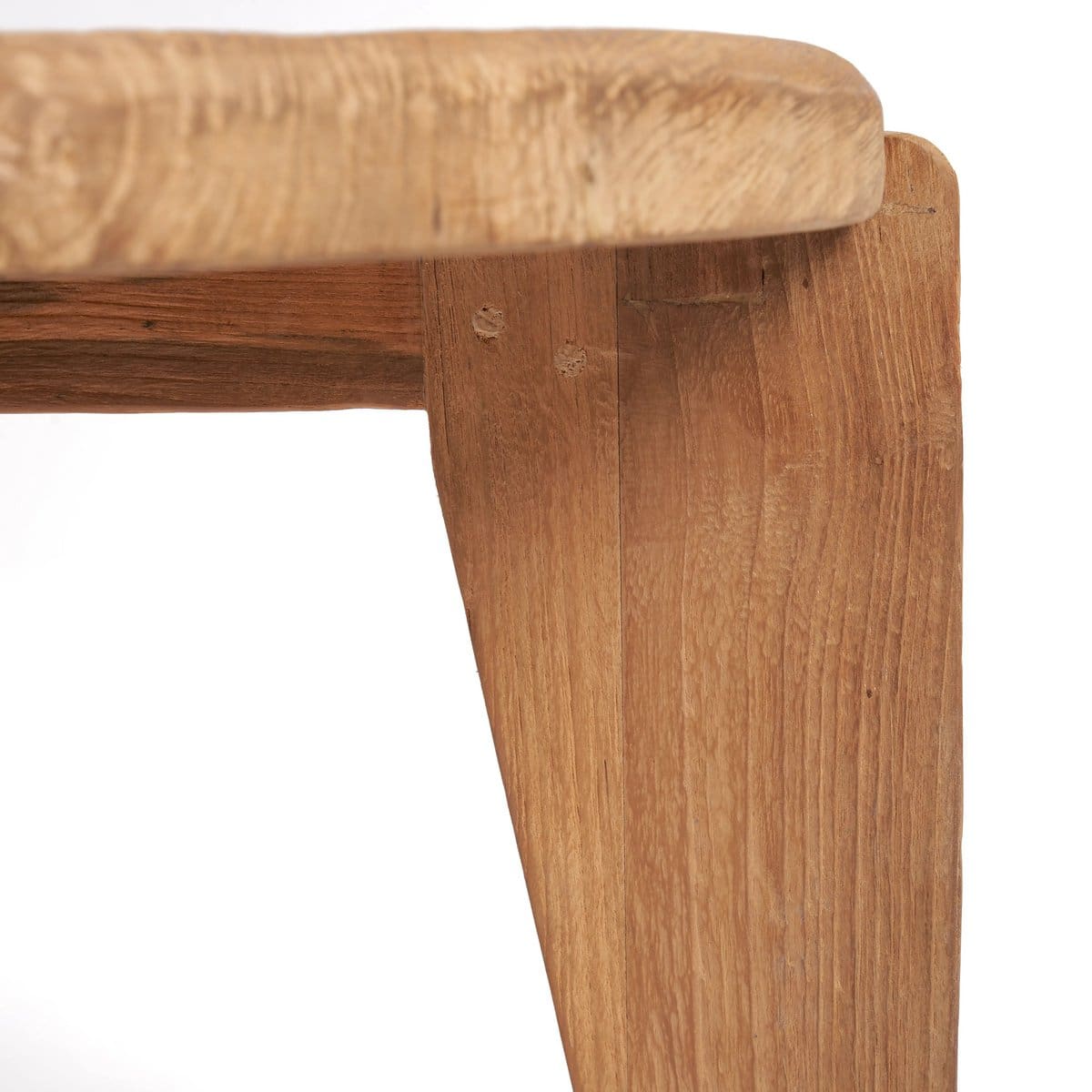 Table basse en teck recyclé – Wabi Sabi M, design équilibré et artisanal (neuf)