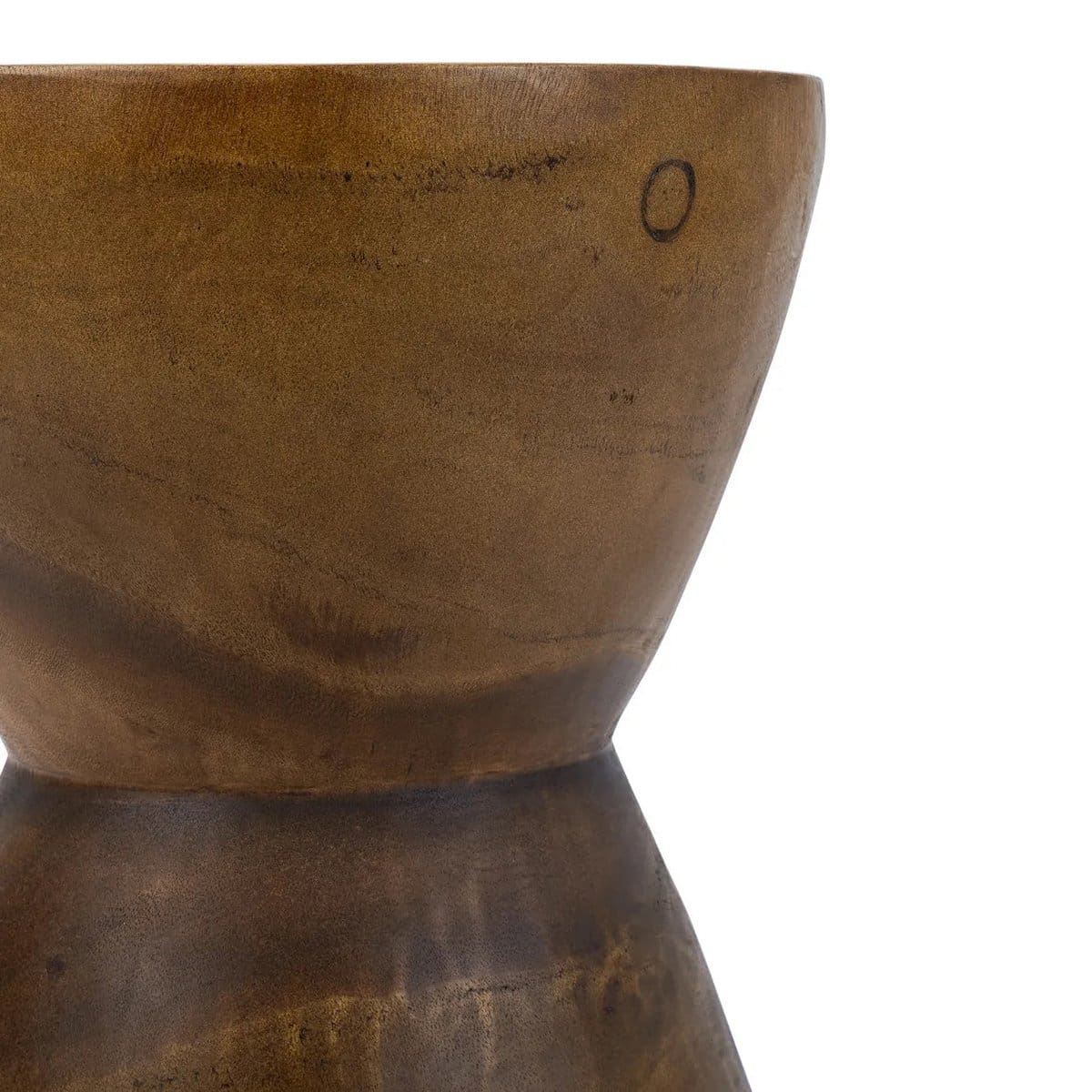 Tabouret design Pacha Mama – Création artisanale en bois naturel inspirée de la terre