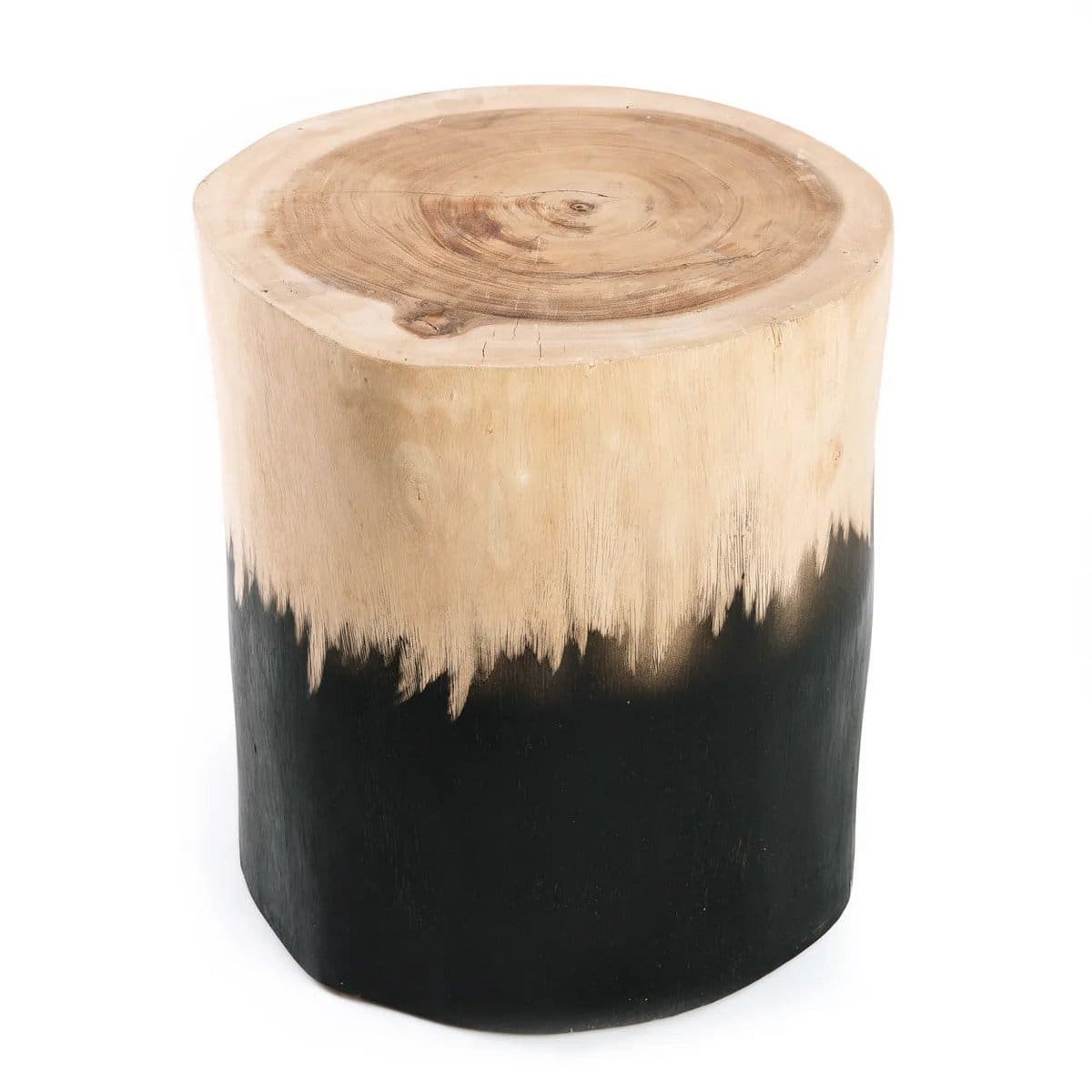 Tabouret design Morocho – Bois de suar sculpté à la main (pièce neuve)