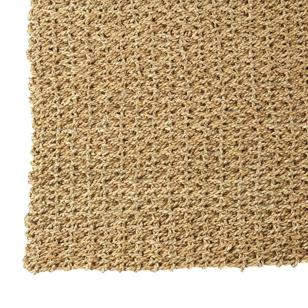 Tapis naturel Sizali – Texture organique en sisal, lignes sobres et élégance brute (neuf)