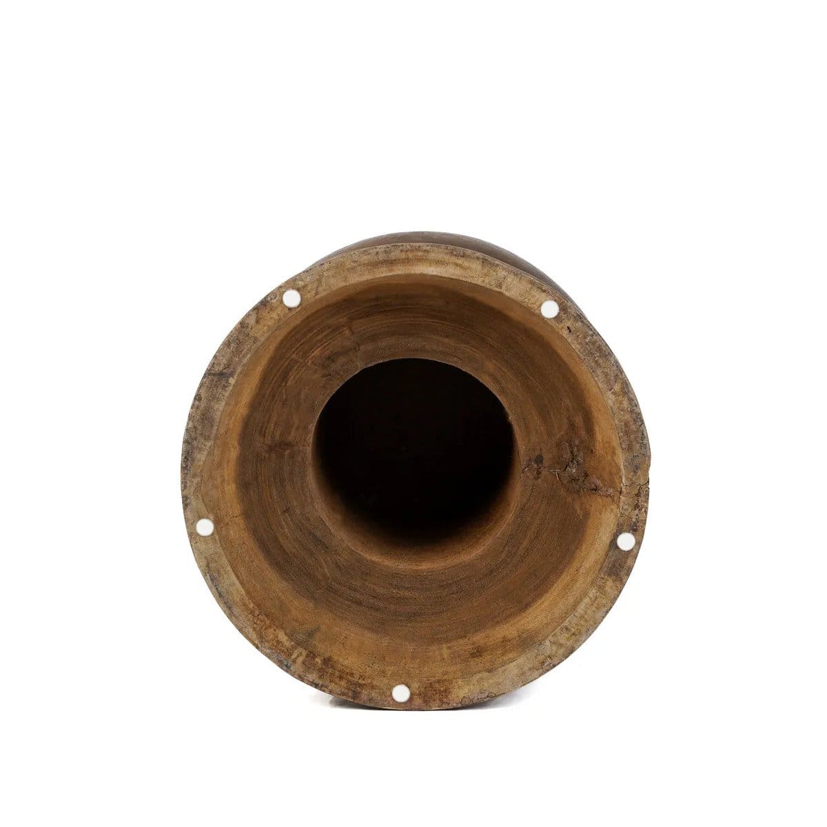 Tabouret Corfou – Sculpture artisanale en bois massif, pièce neuve et polyvalente