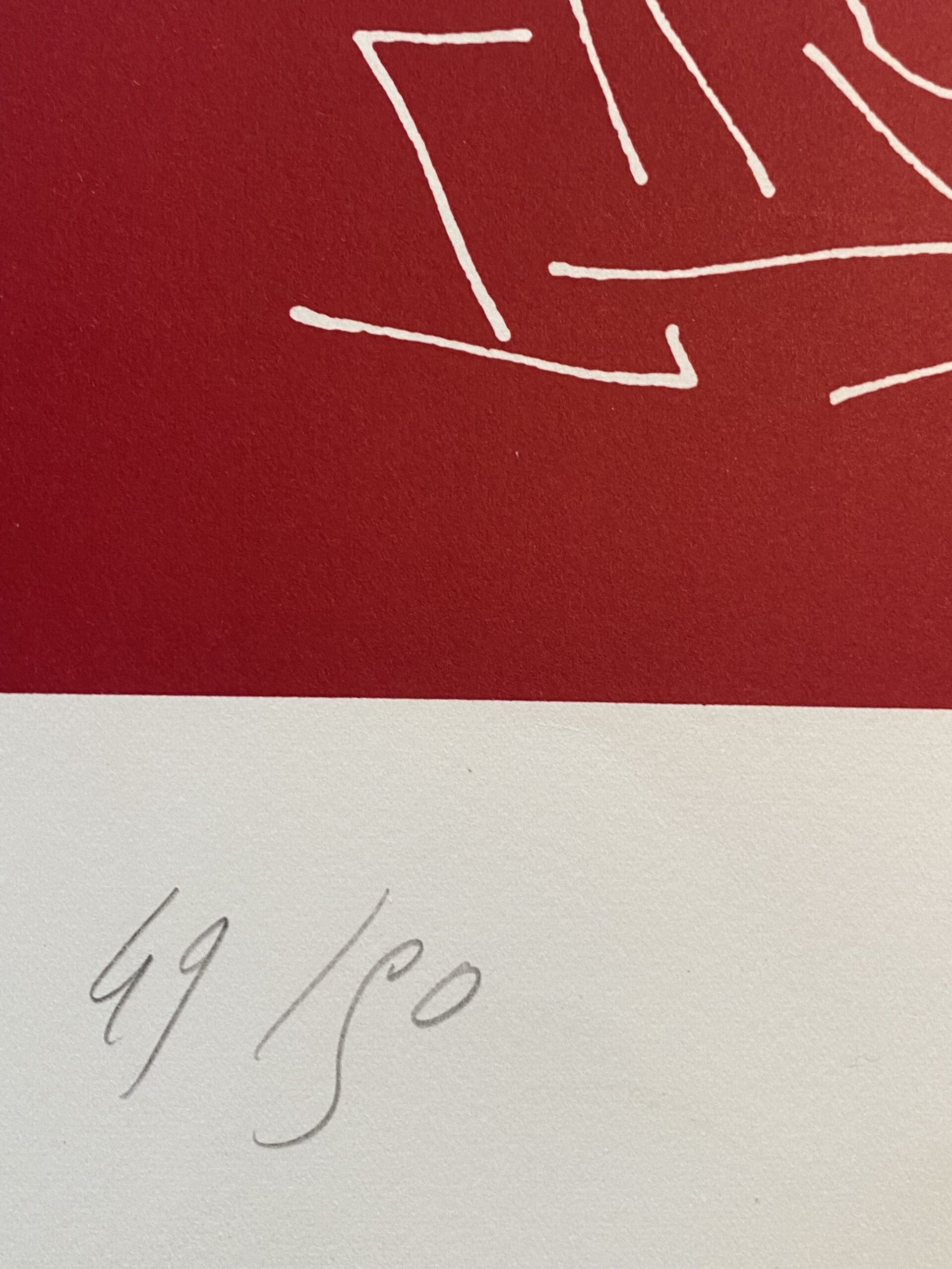 Charles Lapicque – Lithographie originale signée « La Naissance du Péché » (1966)