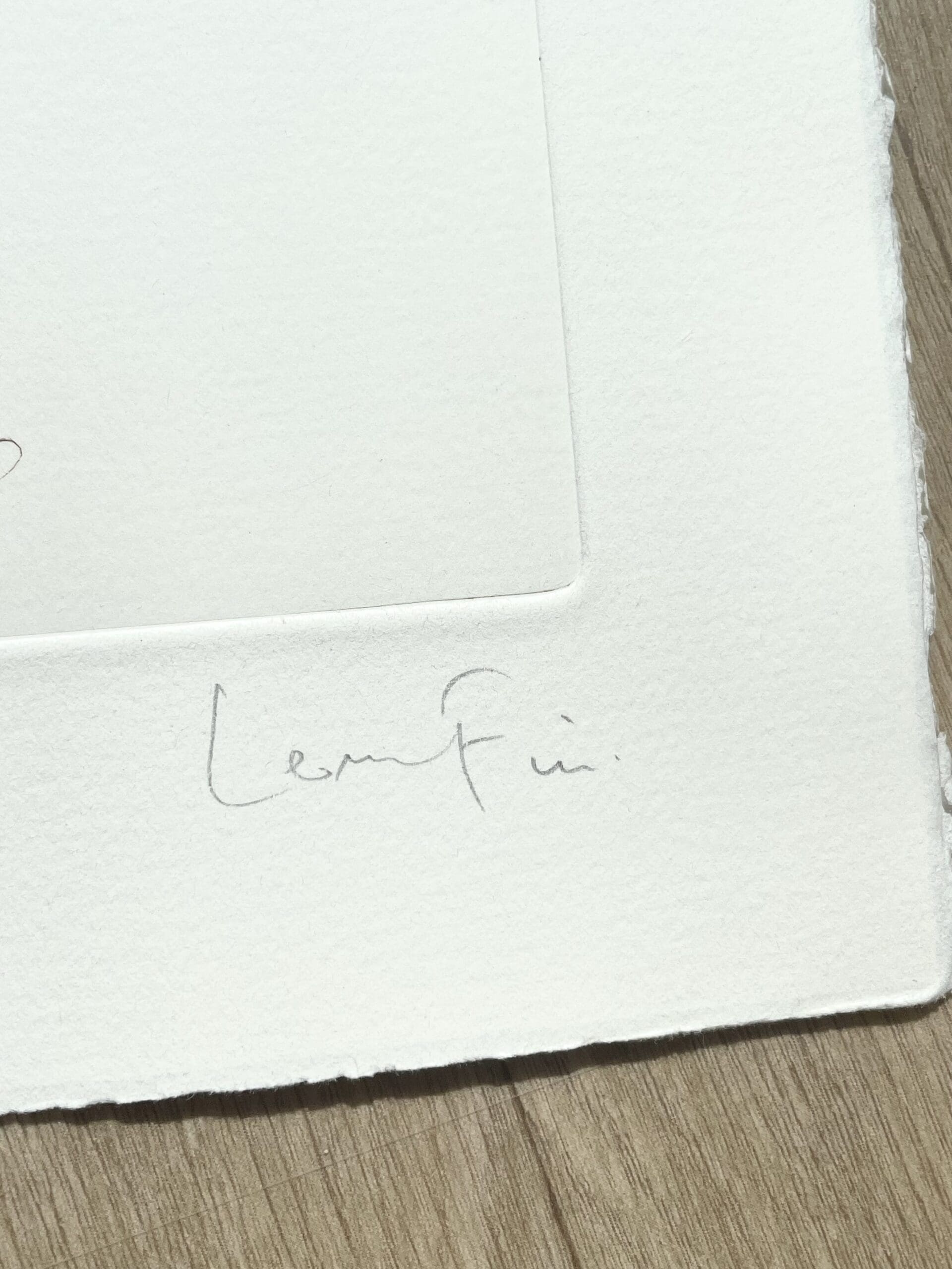 Leonor Fini – Lithographie originale signée, Rogomelec en manteau de plumes, circa 1980