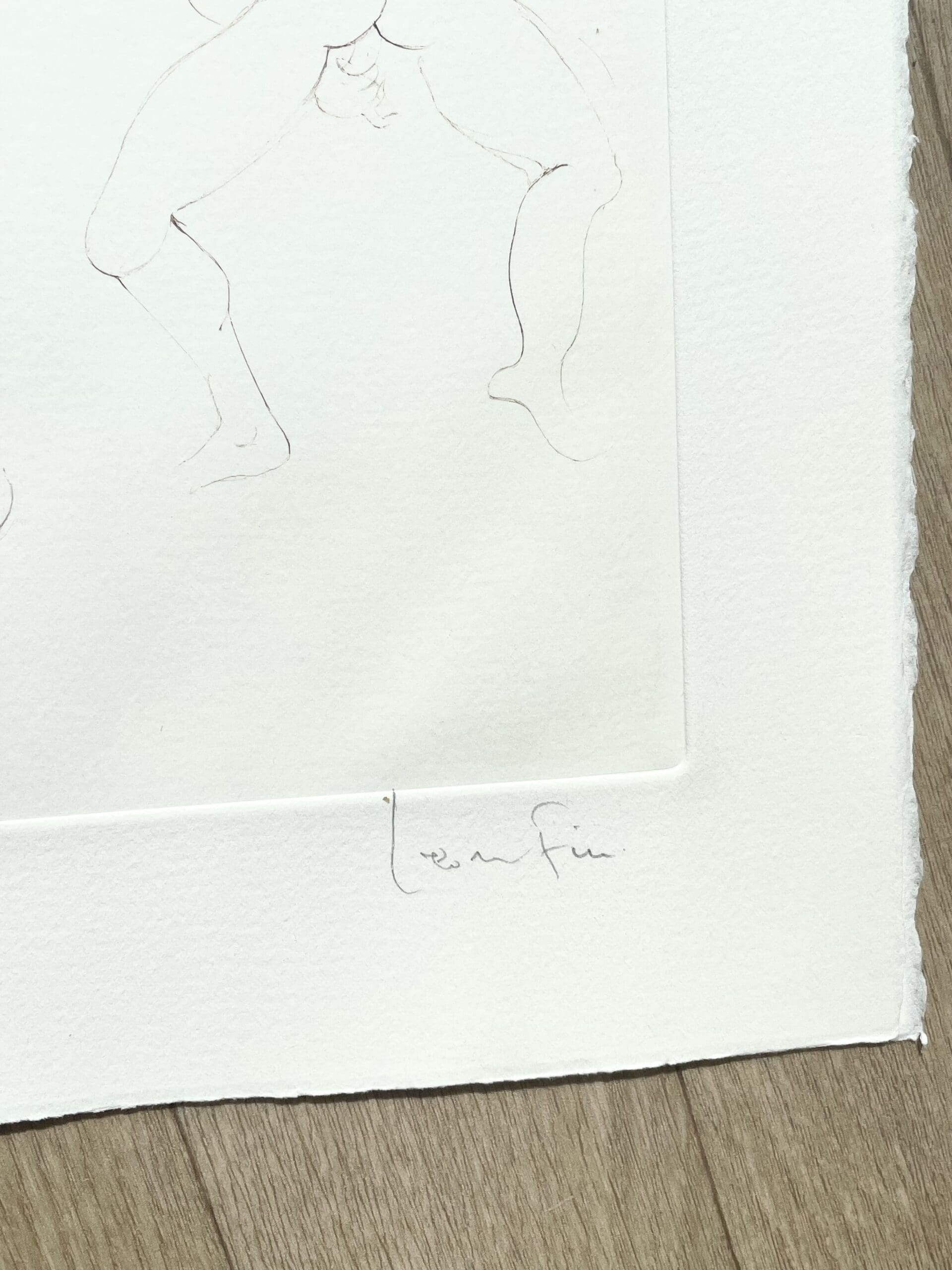 Leonor Fini – Lithographie érotique originale signée, épreuve numérotée, circa 1980